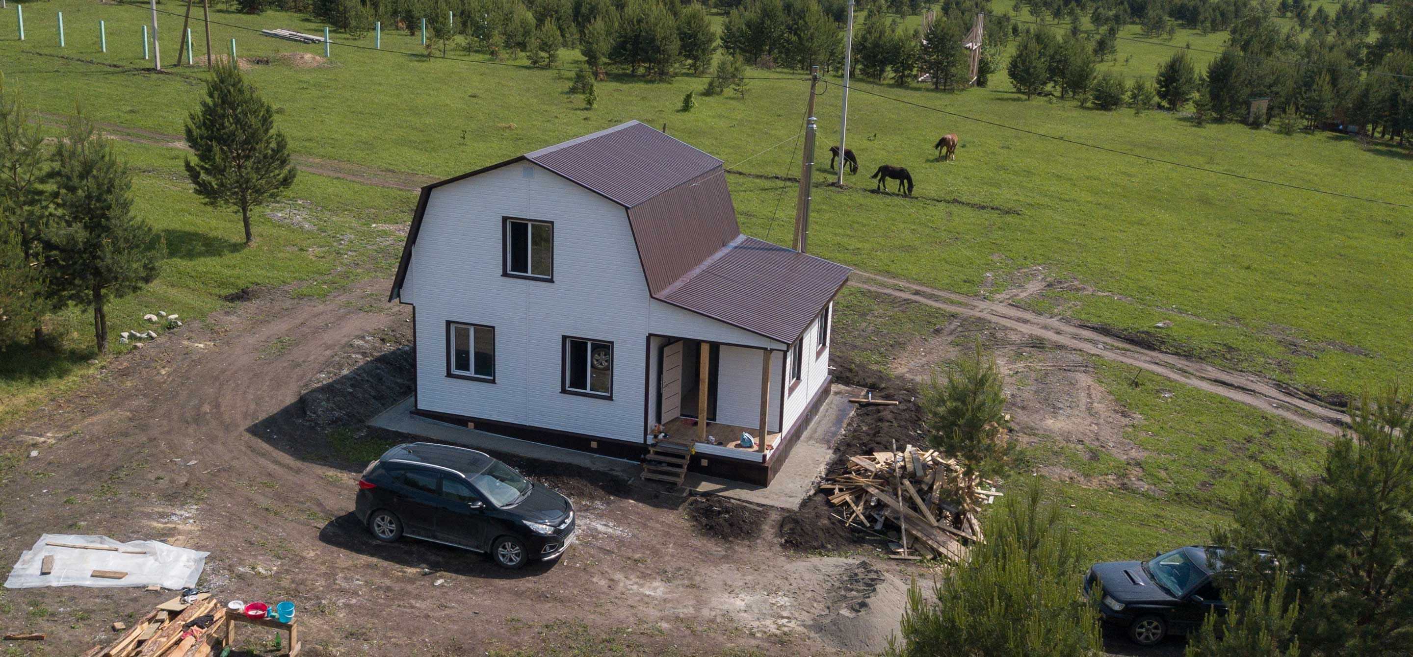 Каркасный дом в с.Элекмонар Республики Алтай