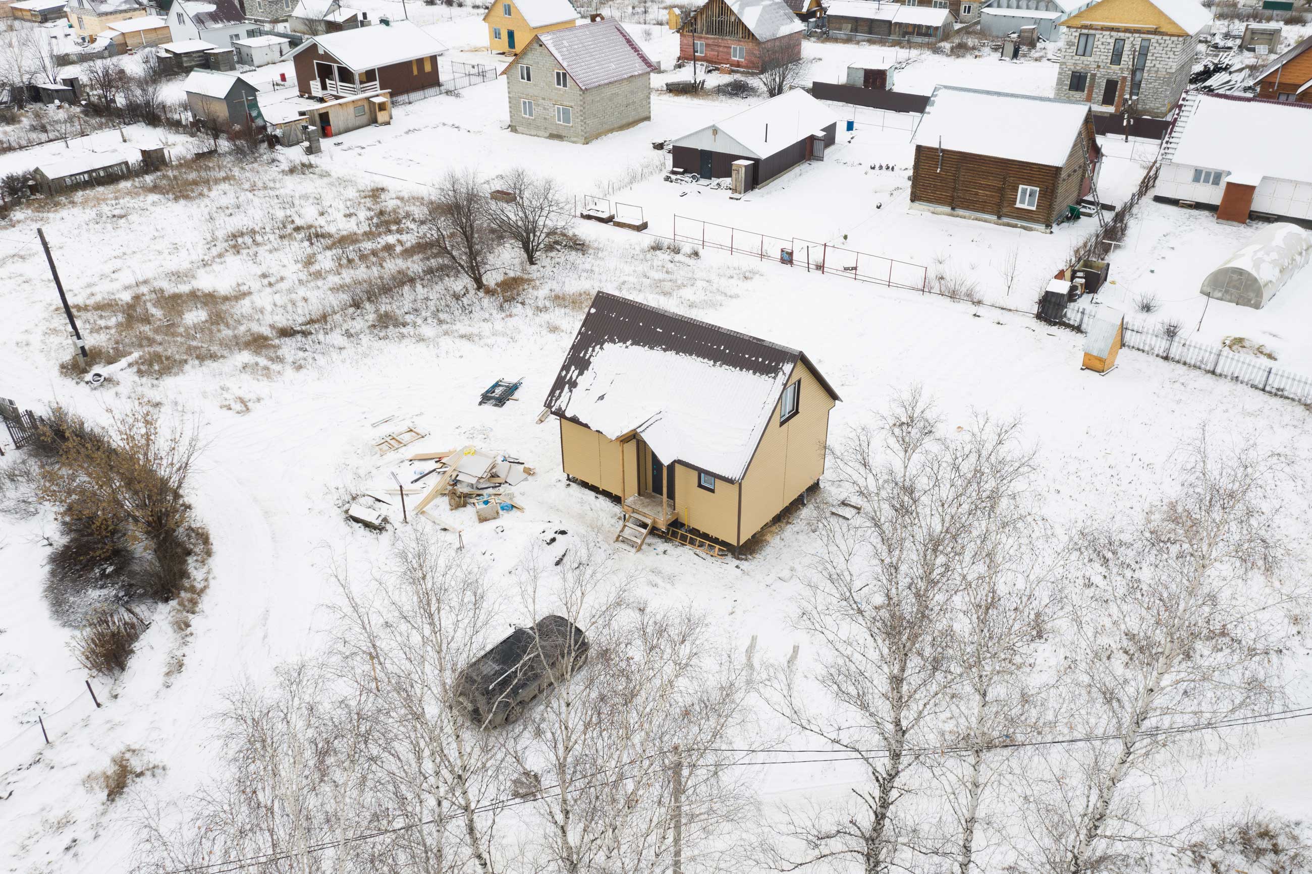 Ход строительства Каркасный дом в СНТ Пригородное, г.Барнаул