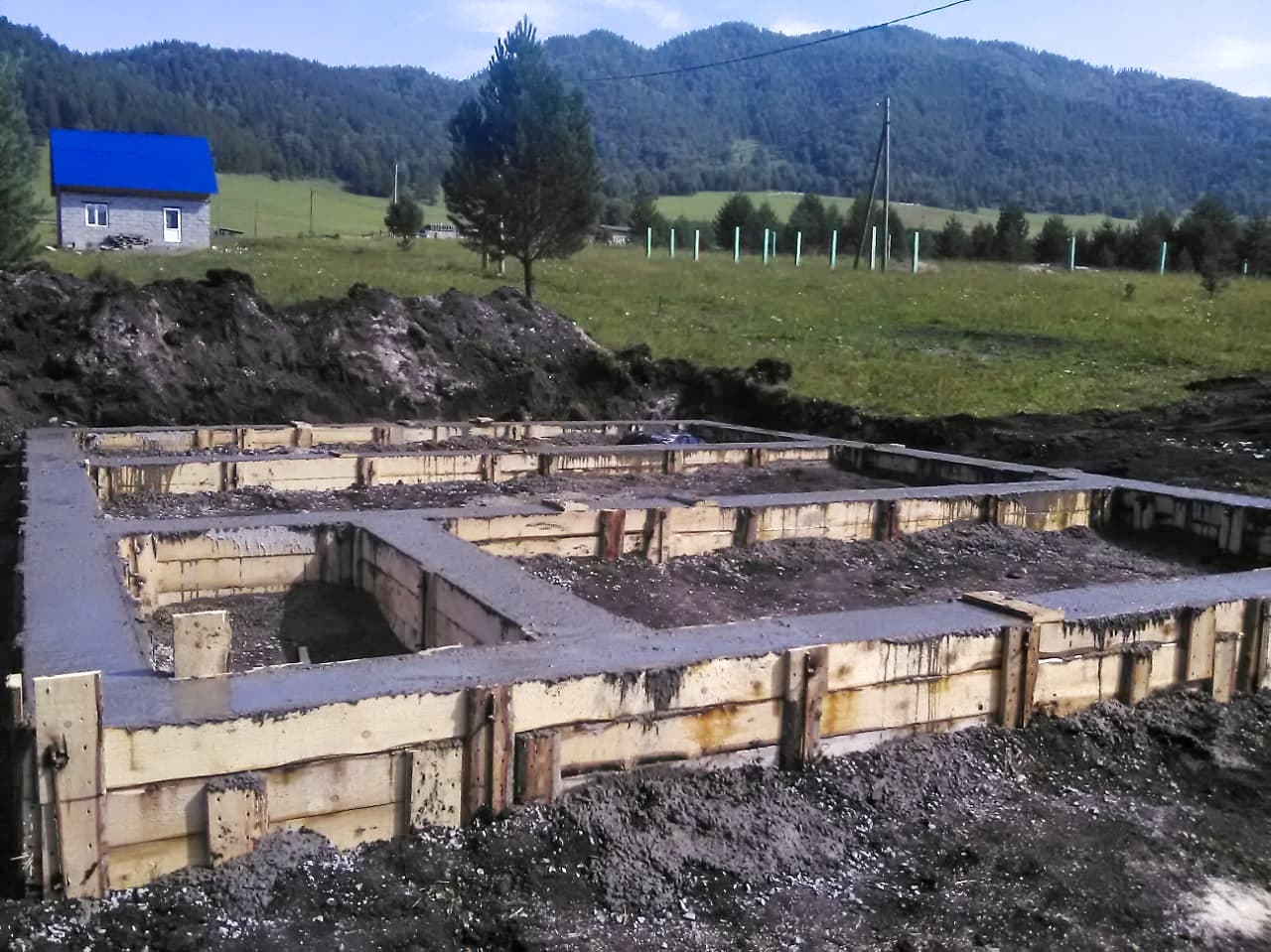 Ход строительства Каркасный дом в с.Элекмонар Республики Алтай