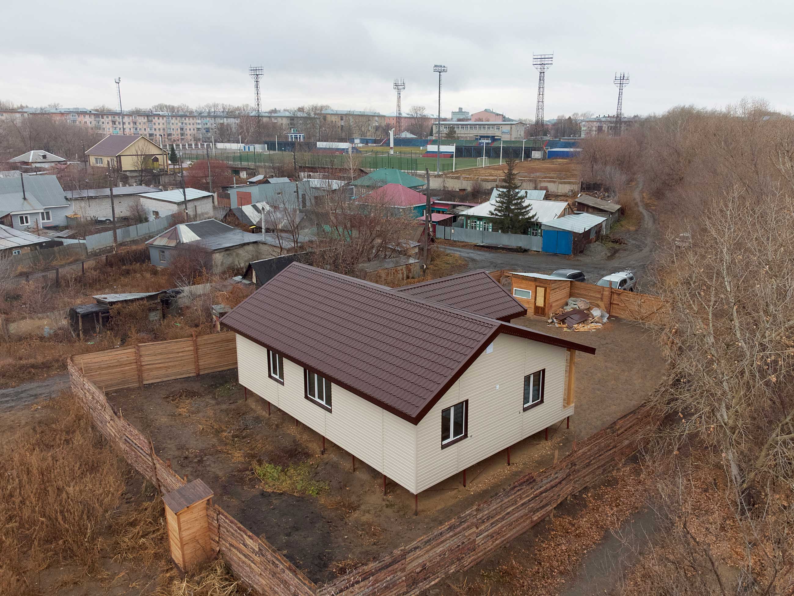 Ход строительства Каркасный дом в г.Рубцовск