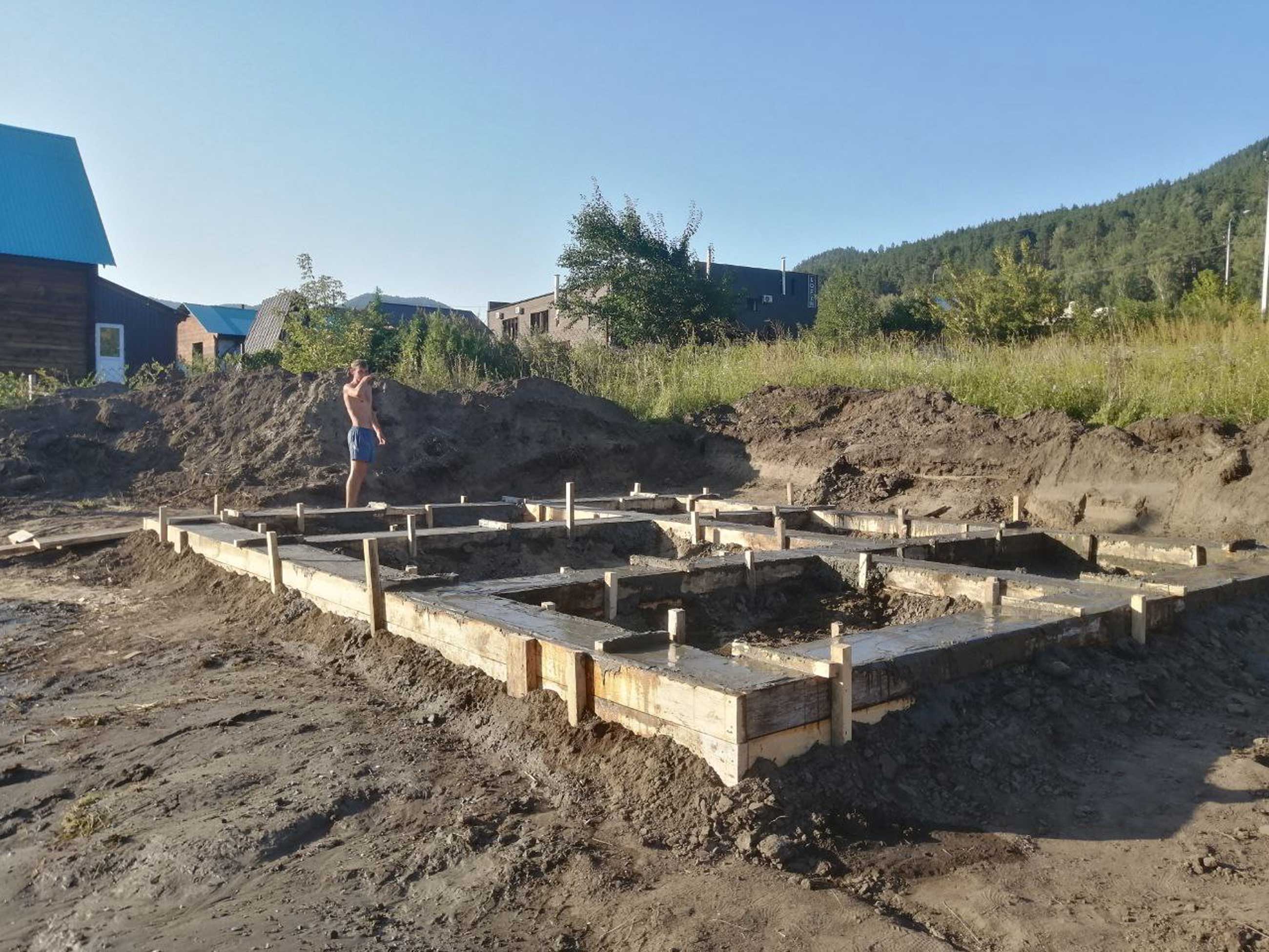 Ход строительства Строительство каркасного дома в ипотеку в с.Усть-Муны Республики Алтай