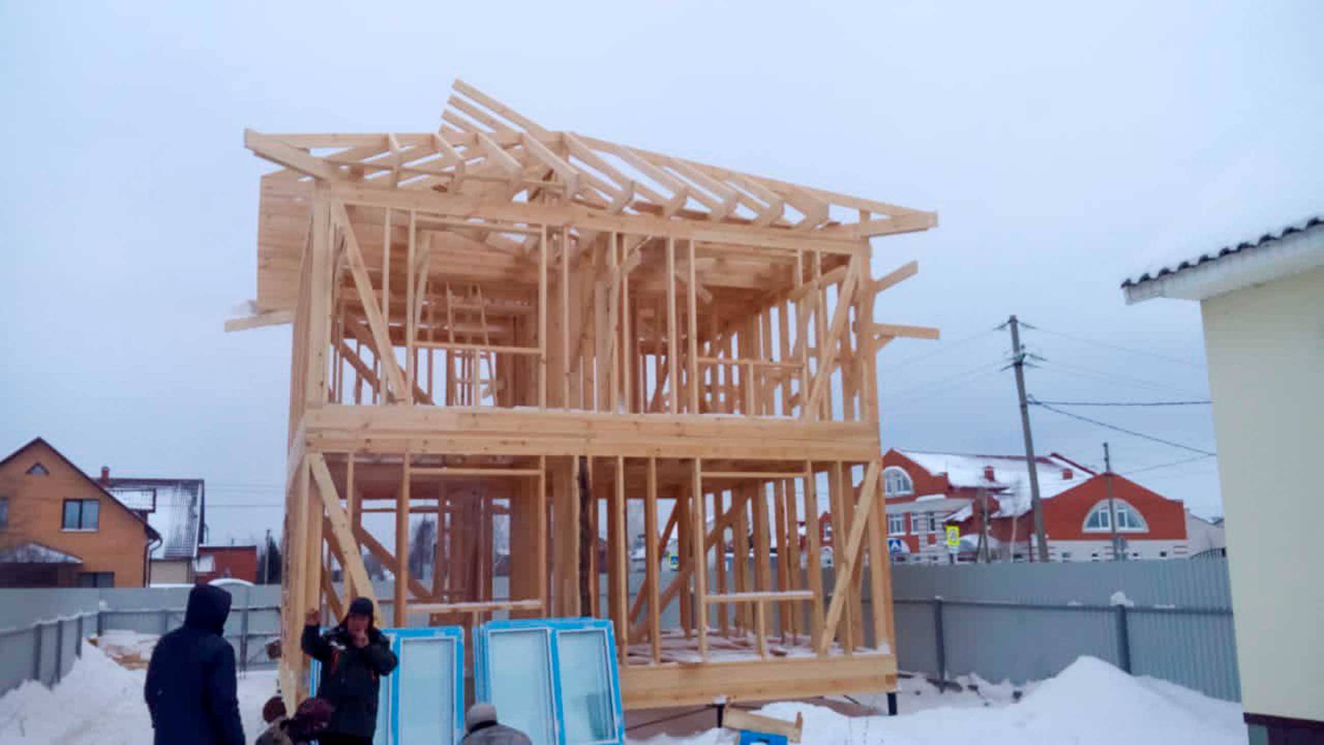 Ход строительства Каркасный дом в СНТ Спутник, г.Барнаул