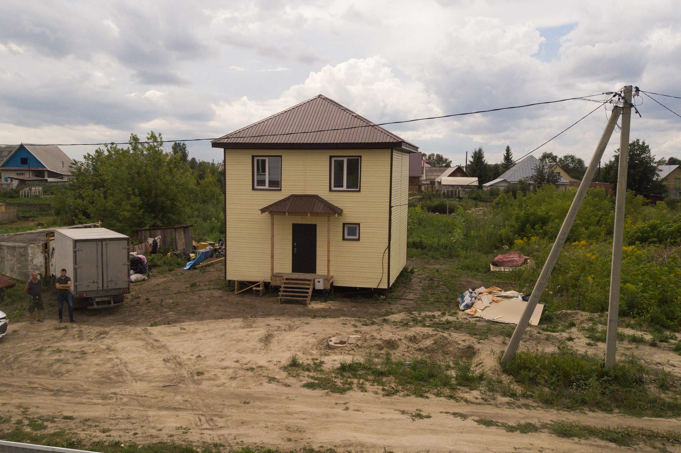 Ход строительства Каркасный дом в с.Первомайское, г.Бийск