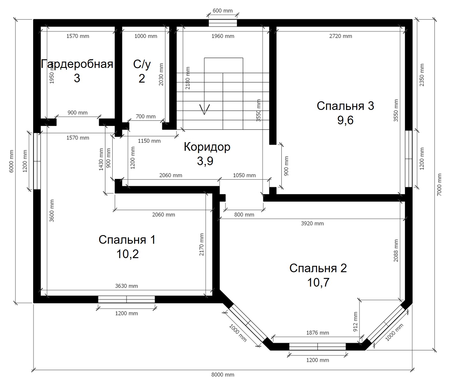 План дома Строительство каркасного дома в п.Центральный г.Барнаула