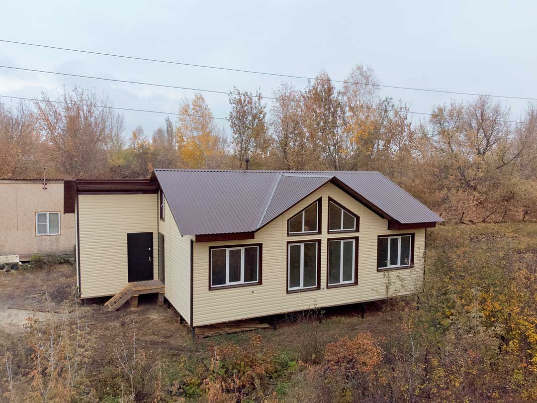 Каркасный дом в СНТ Алмаз, г.Барнаул