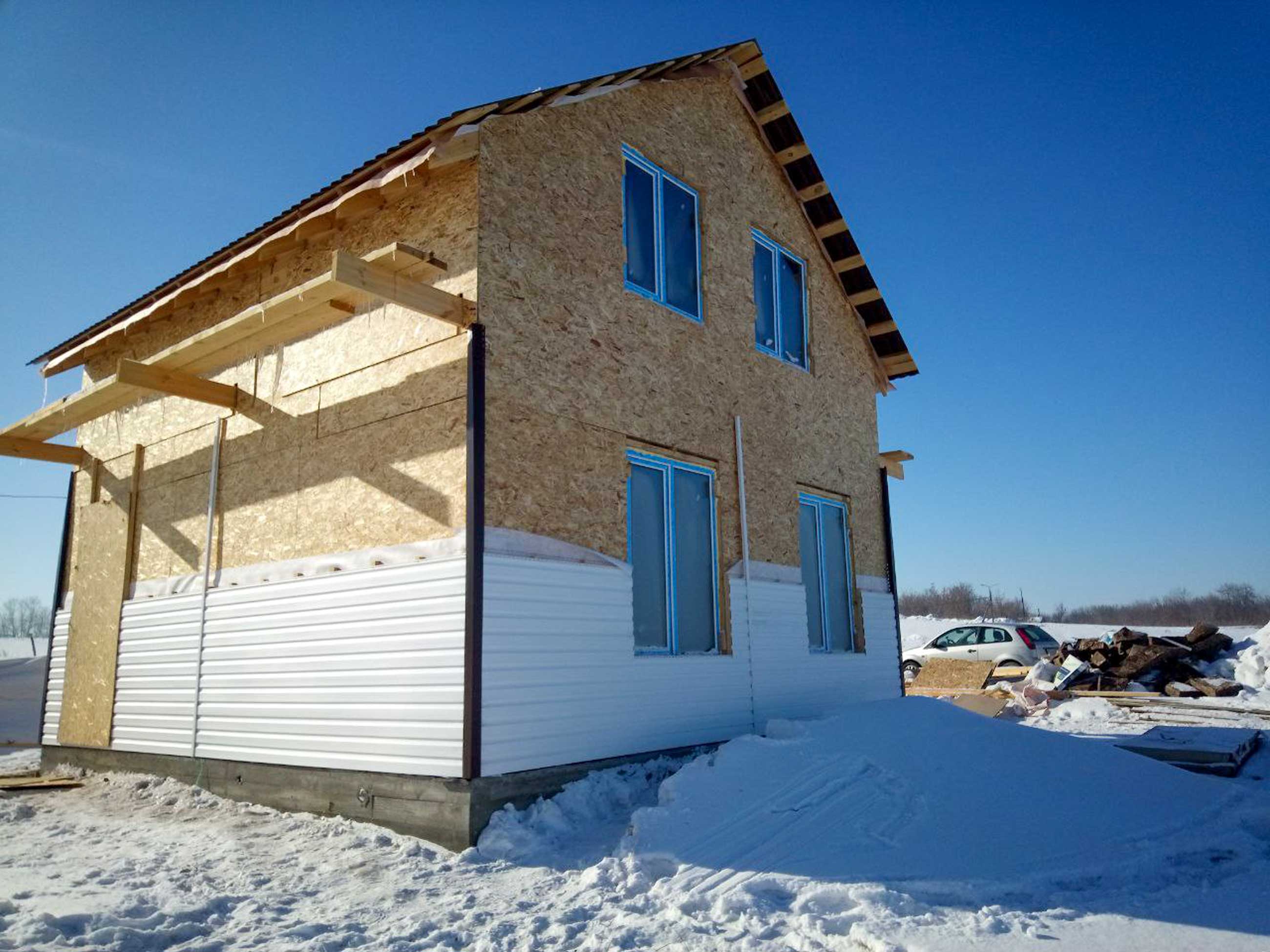 Ход строительства Каркасный дом в ипотеку в с.Бураново