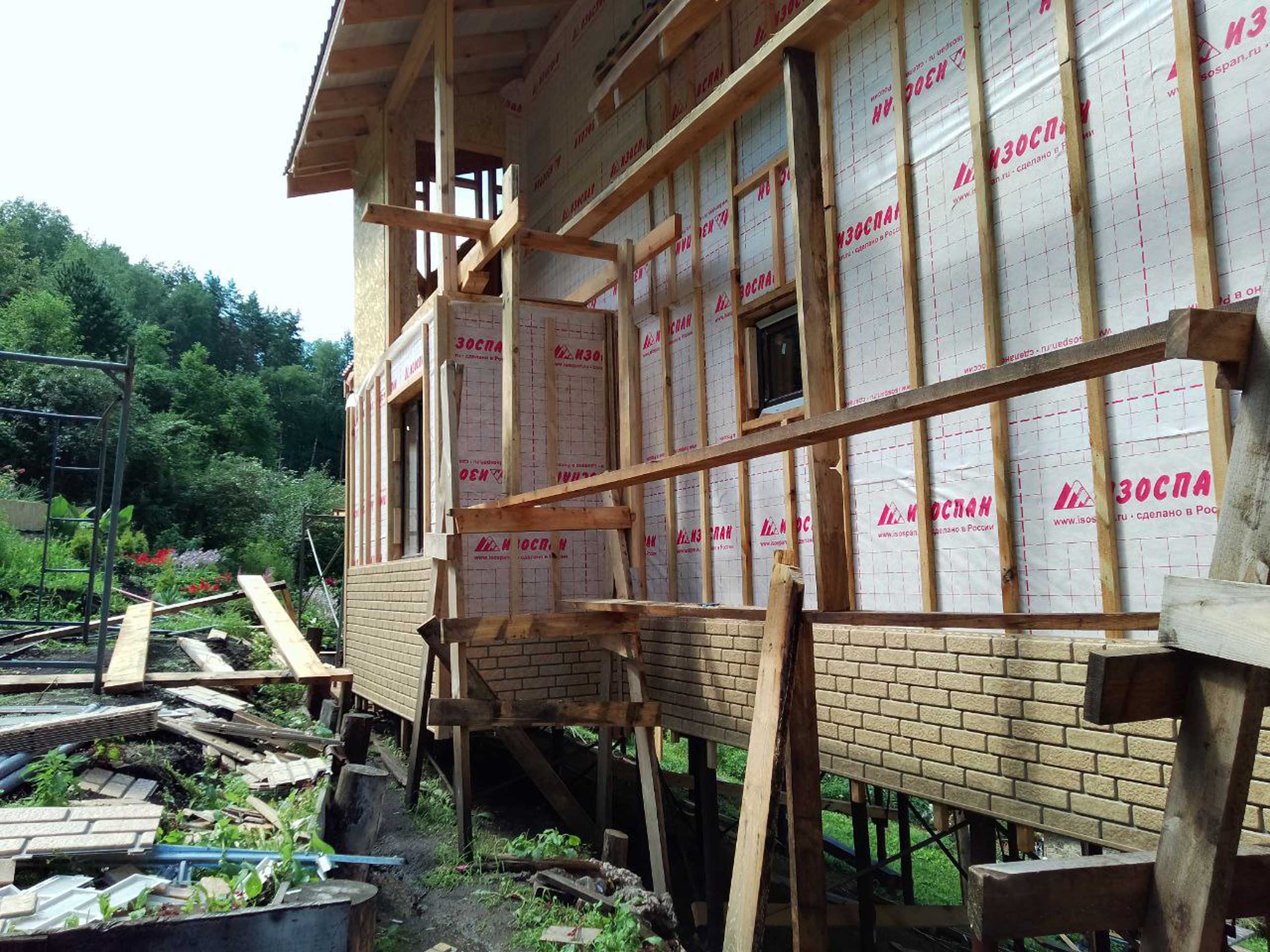 Ход строительства Каркасный дом гостиничного типа в ипотеку в г.Белокуриха
