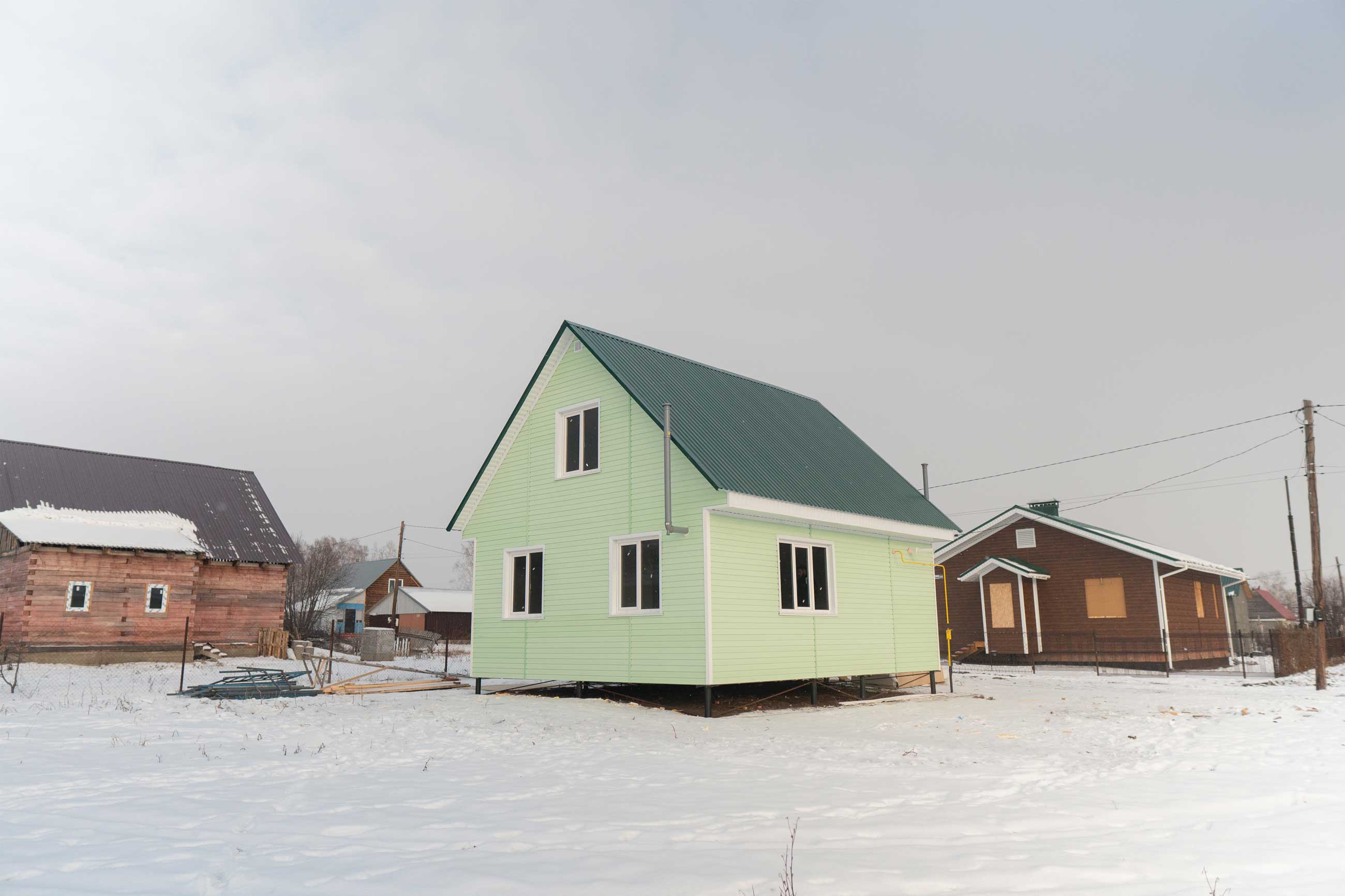 Ход строительства Каркасный дом в ипотеку в СНТ Пригородное, г.Барнаул