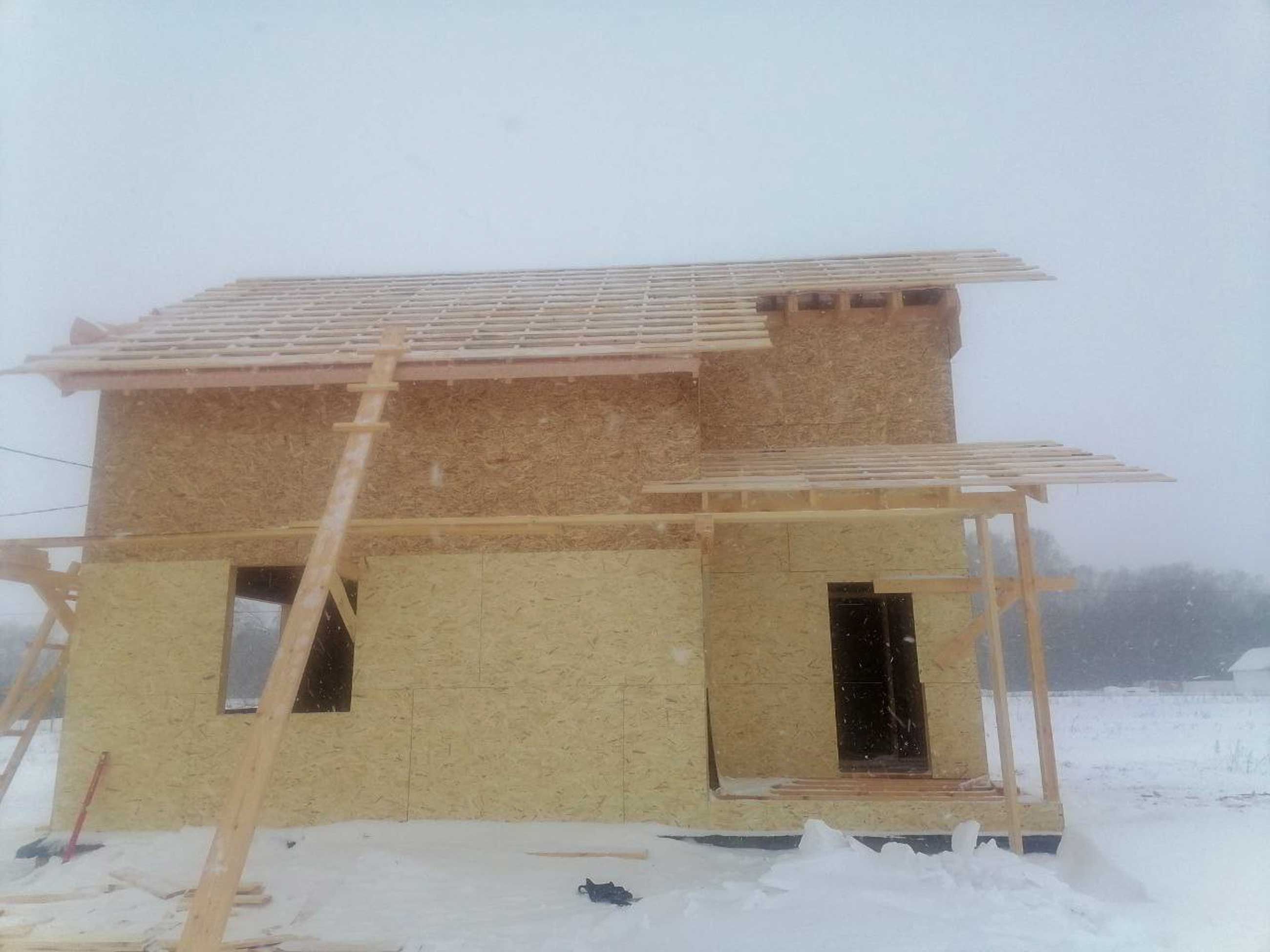 Ход строительства Каркасный дом по ФЦП в п.Алтай Калманского района