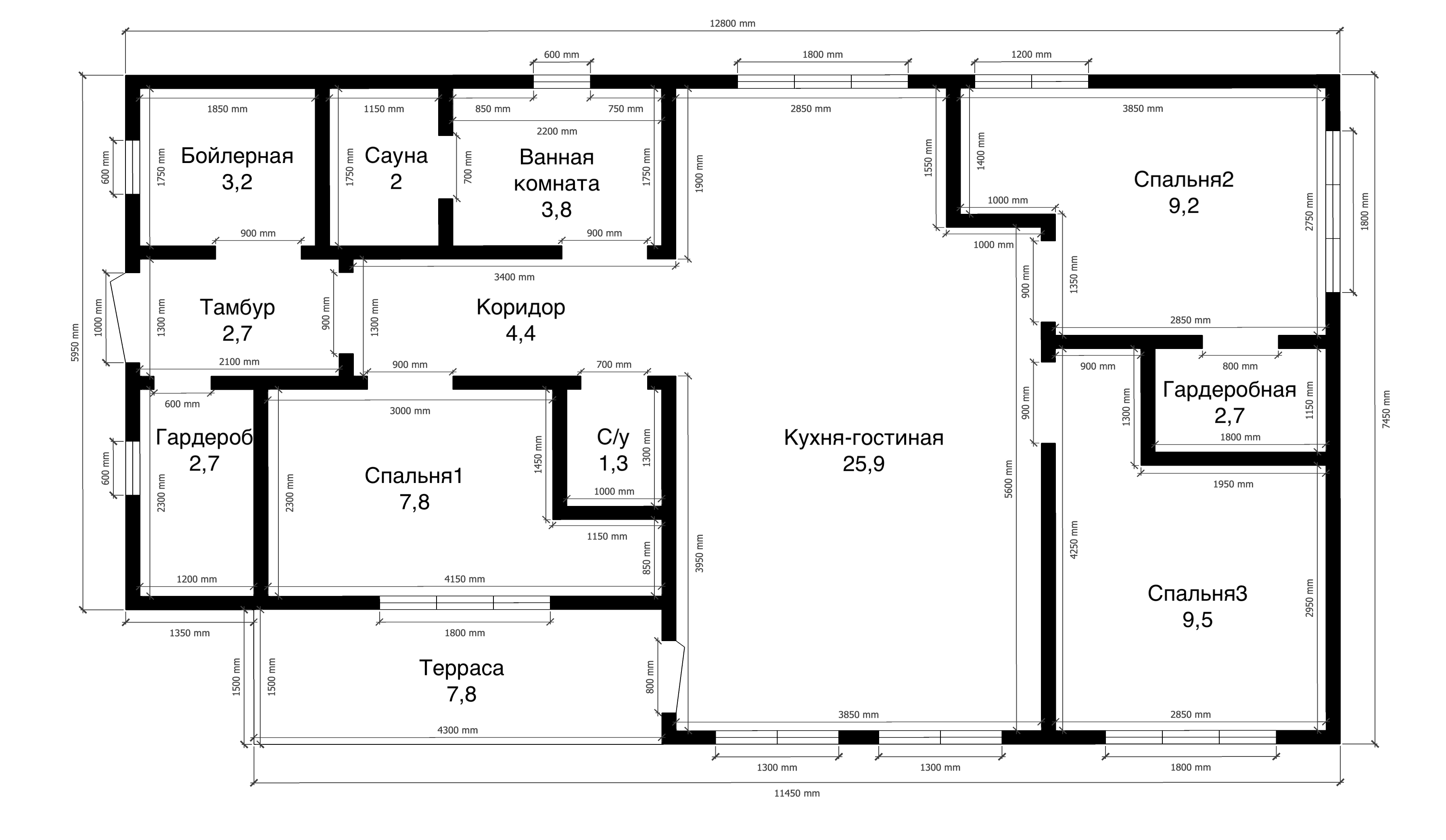 План дома Строительство дома в ипотеку в с.Санниково
