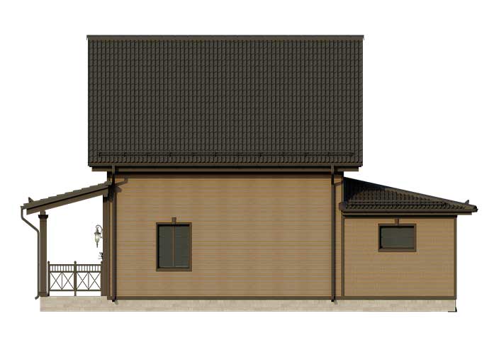 План дома Каркасный дом с гаражом в с.Карлушка, Республика Алтай