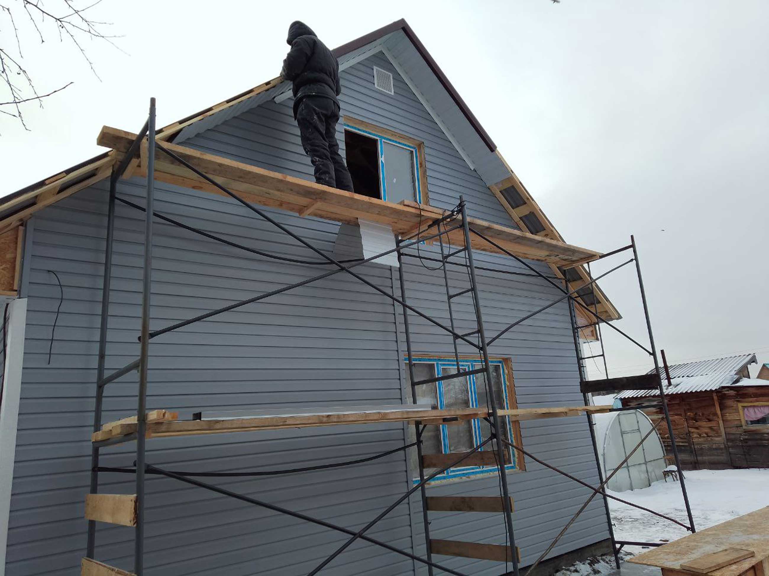 Ход строительства Строительство каркасного дома в ипотеку в СНТ Текстильщик г.Барнаула