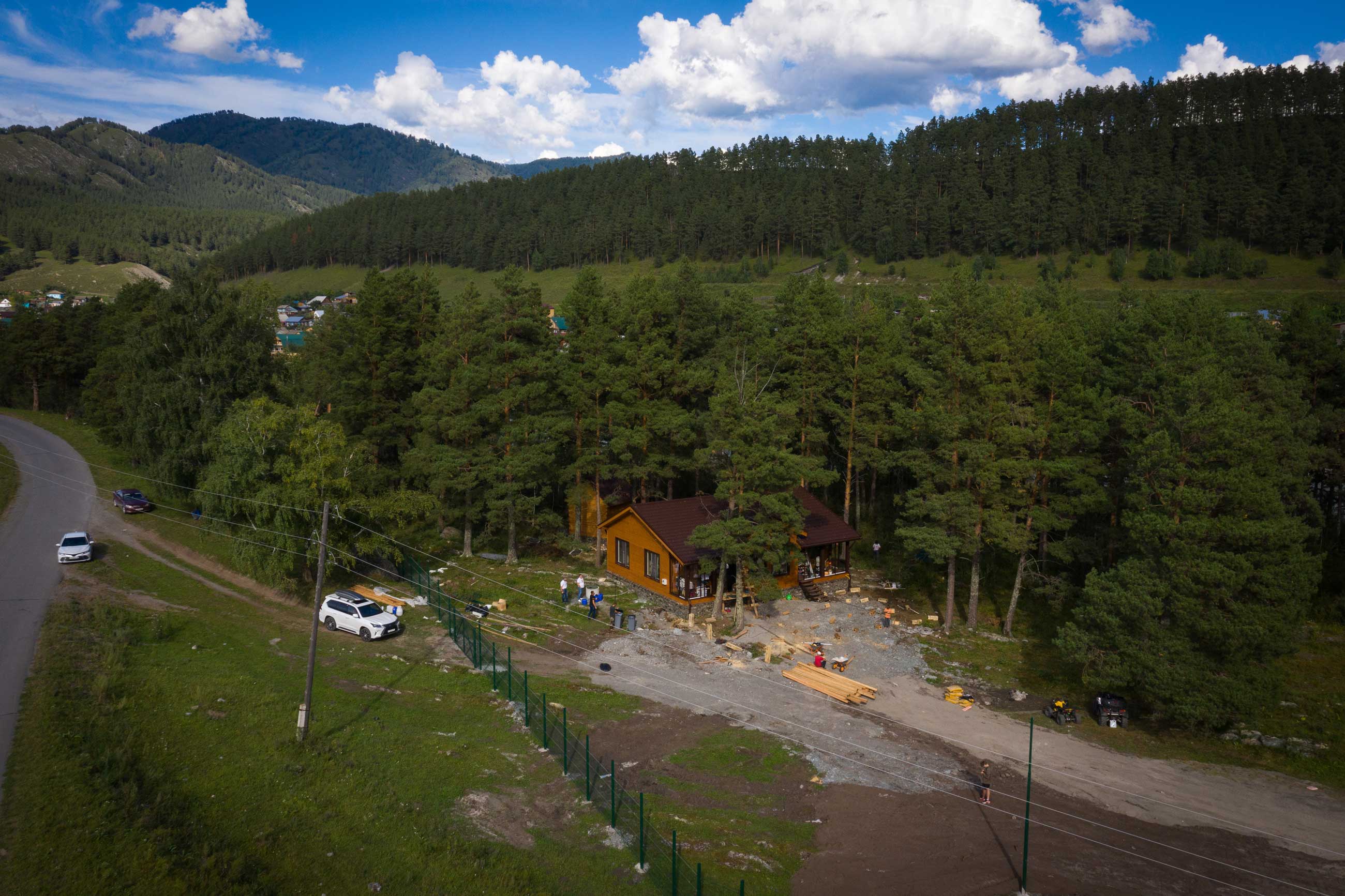 Ход строительства Строительство каркасного дома в с.Аюла Республики Алтай