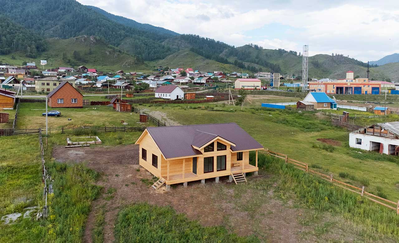 Каркасный дом в с.Онгудай Республики Алтай