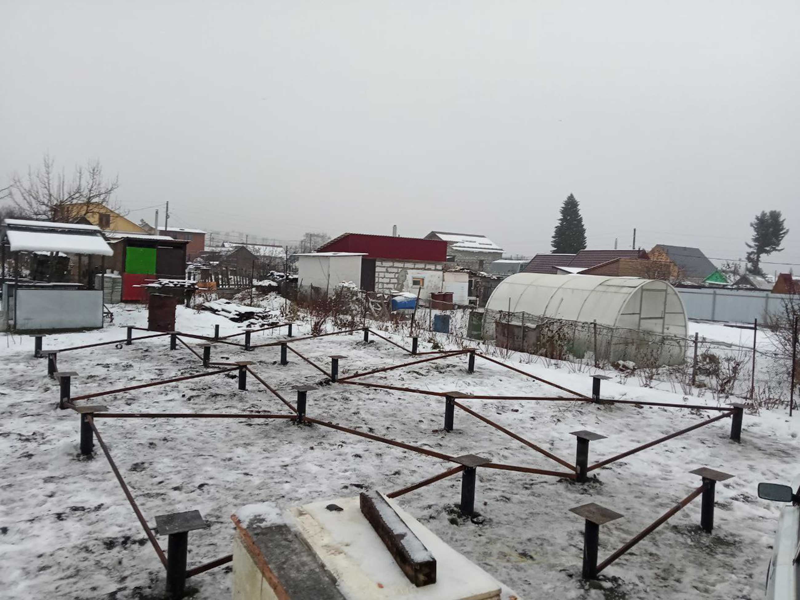 Ход строительства Строительство каркасного дома в СНТ Дружба г.Барнаула