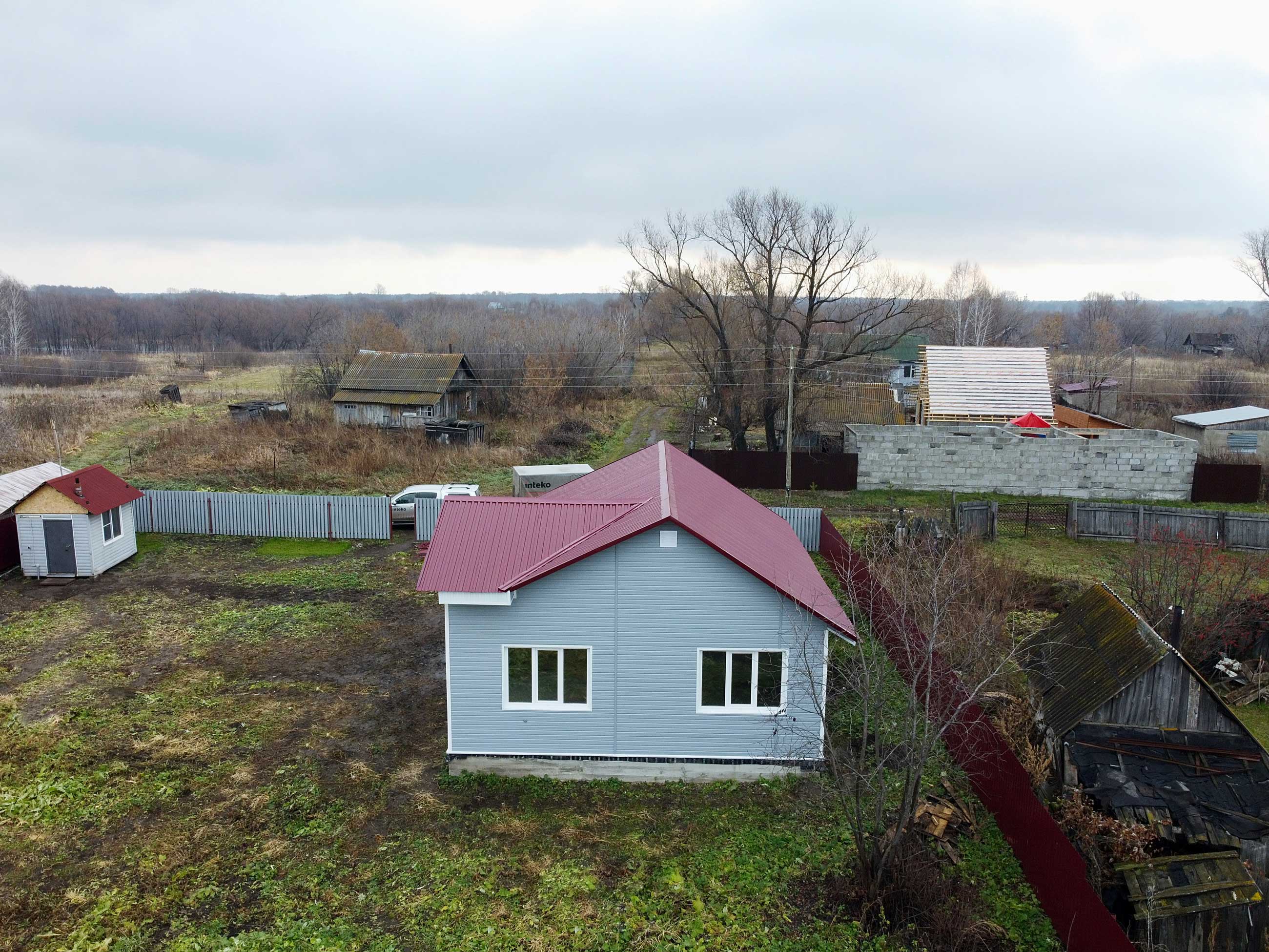 Ход строительства Каркасный дом в с.Озеро-Красилово
