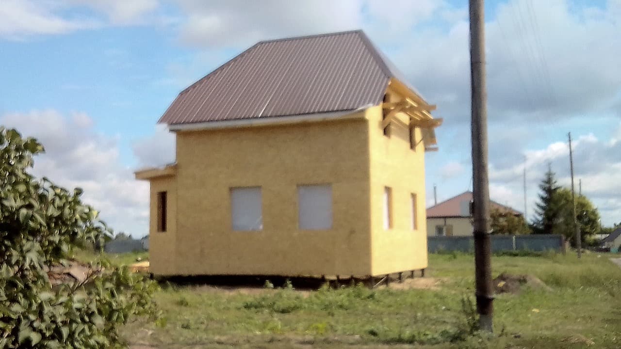 Ход строительства Каркасный дом в с.Тюменцево по ФЦП