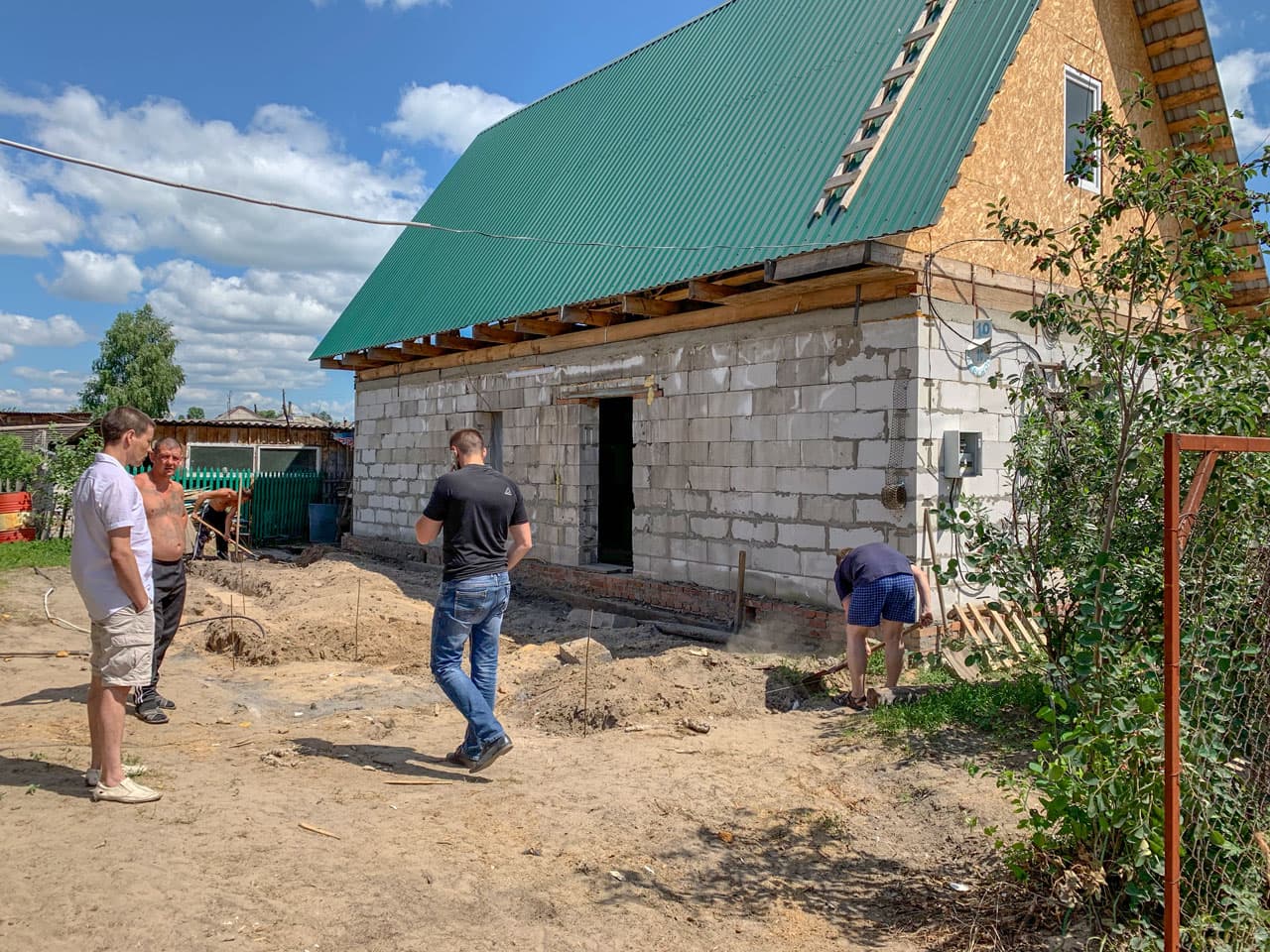Ход строительства Реконструкция дома по ФЦП в с.Павловск
