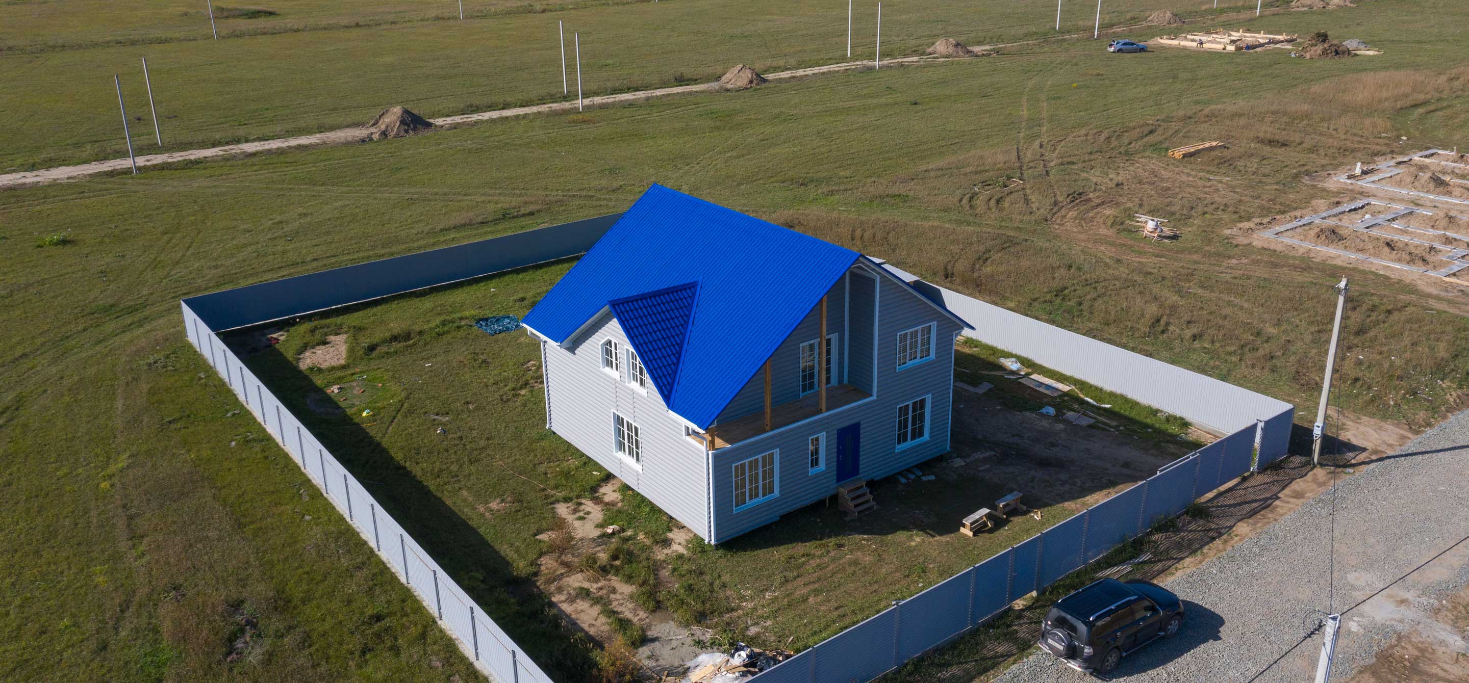 Каркасный дом в г.Барнауле, с.Санниково, мкр.Лосихин Остров 