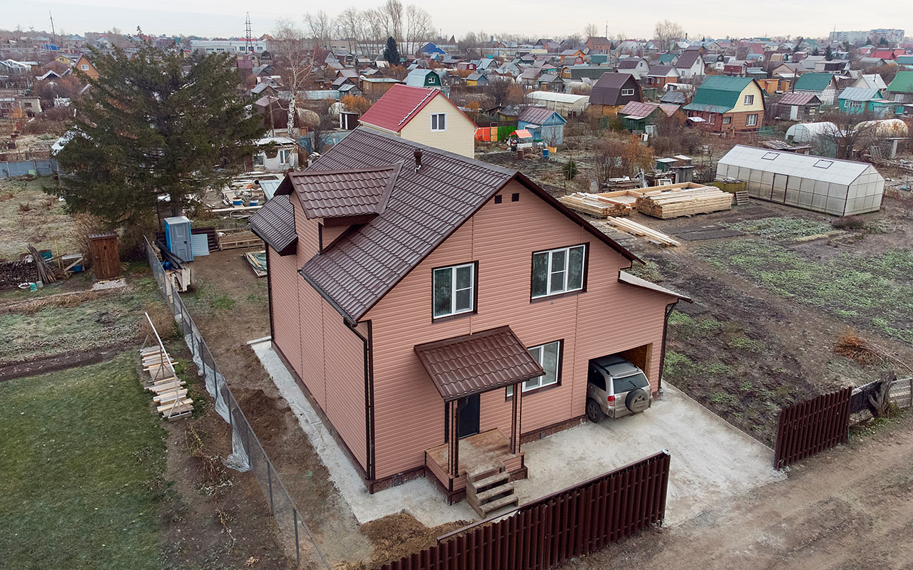 Строительство каркасного дома в ипотеку от ВТБ в п.Южный, г.Барнаул