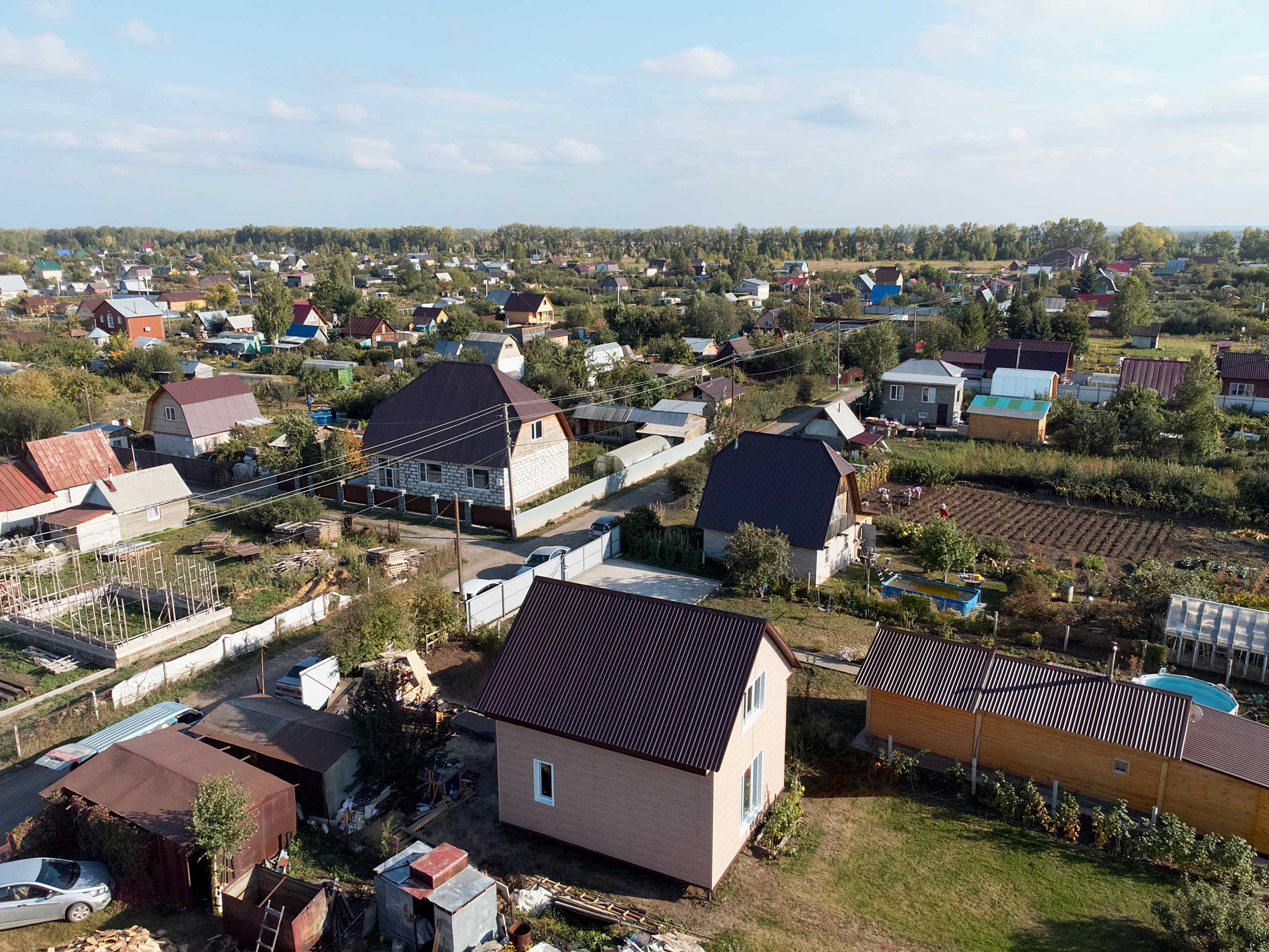 Ход строительства Строительство каркасного дома в СНТ Михайловское г.Барнаула