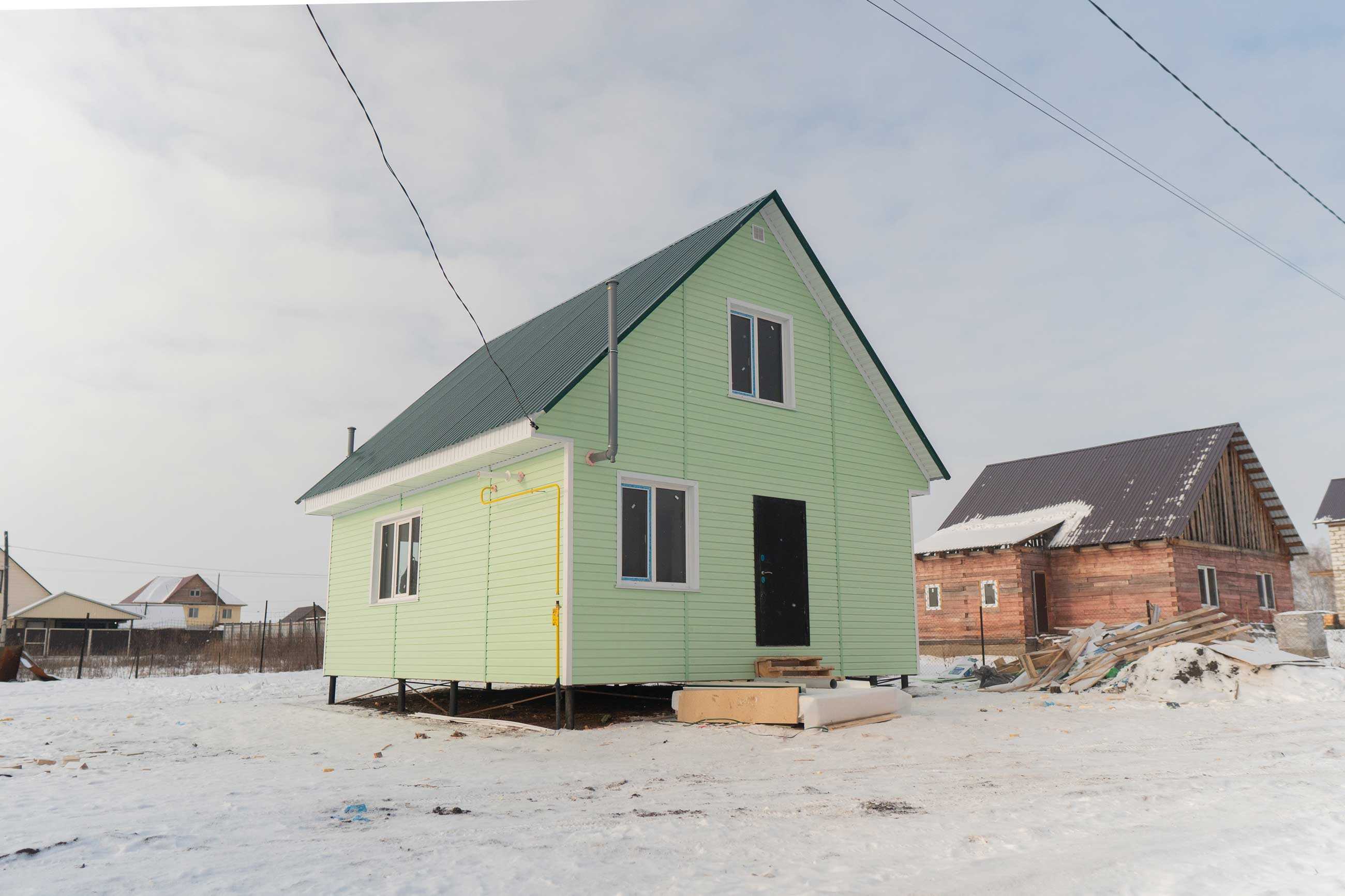 Ход строительства Каркасный дом в ипотеку в СНТ Пригородное г.Барнаул