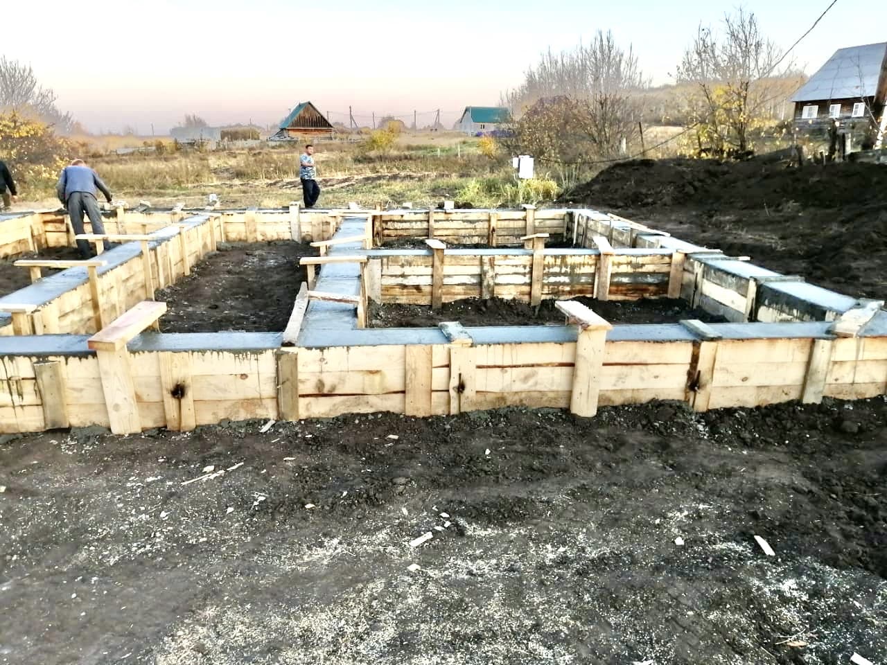 Ход строительства Каркасный дом по ФЦП в с.Бураново
