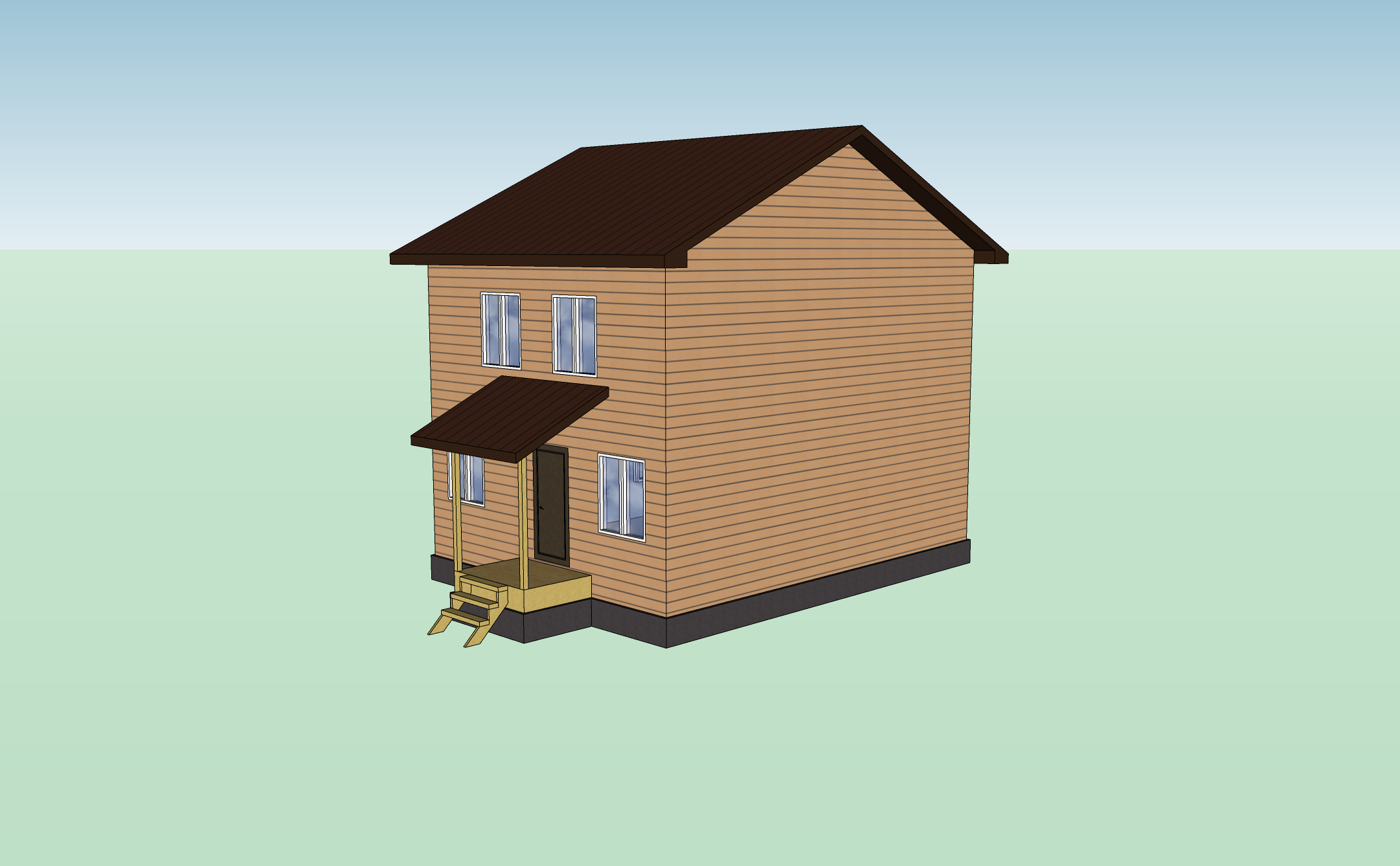 План дома Строительство каркасного дома в г.Барнауле