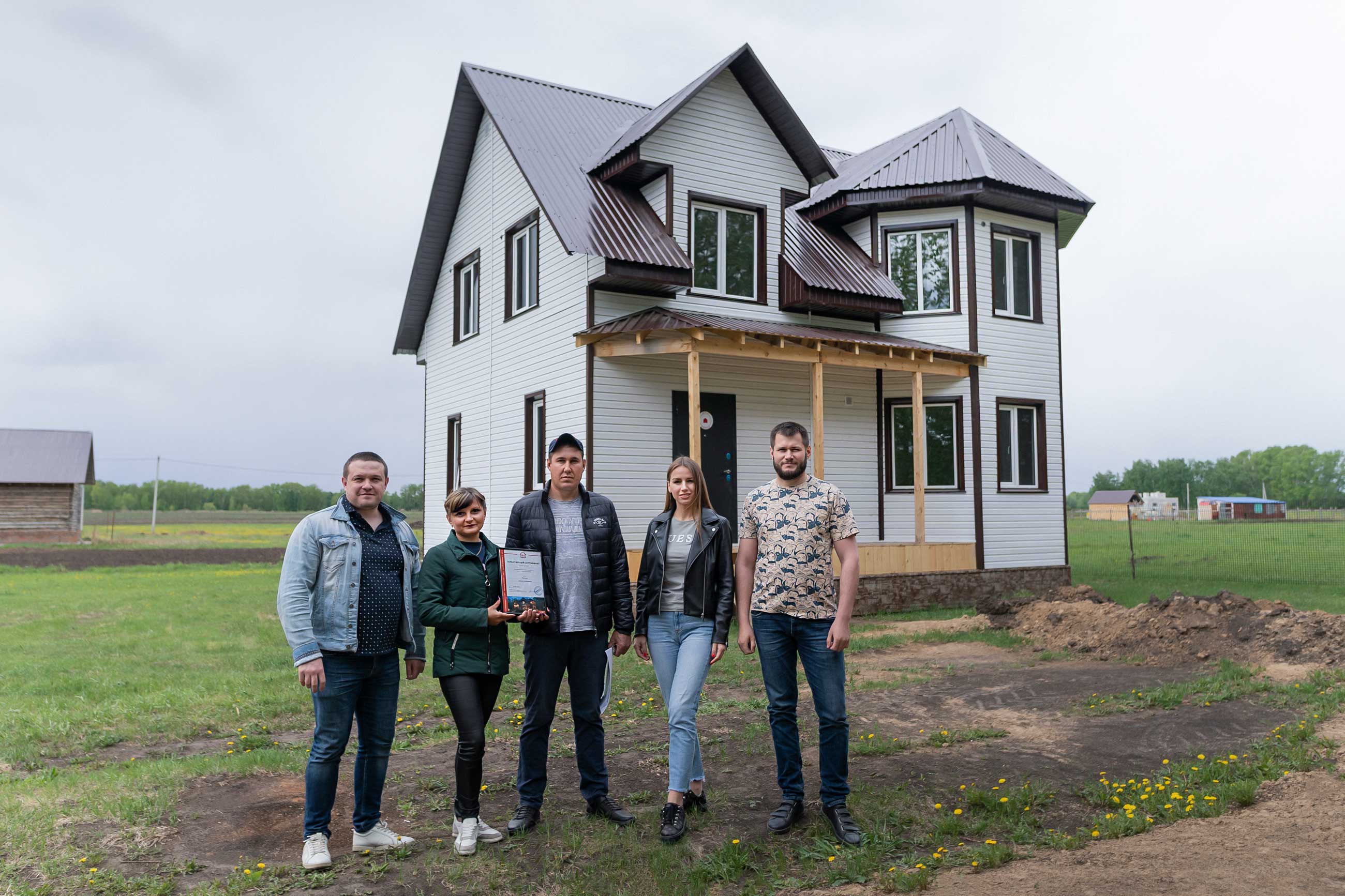 Ход строительства Строительство дома по ФЦП в п.Комсомольском