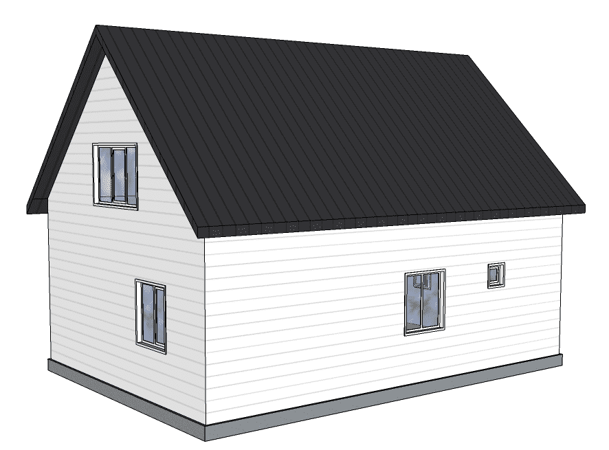 План дома Каркасный дом в с.Березовка
