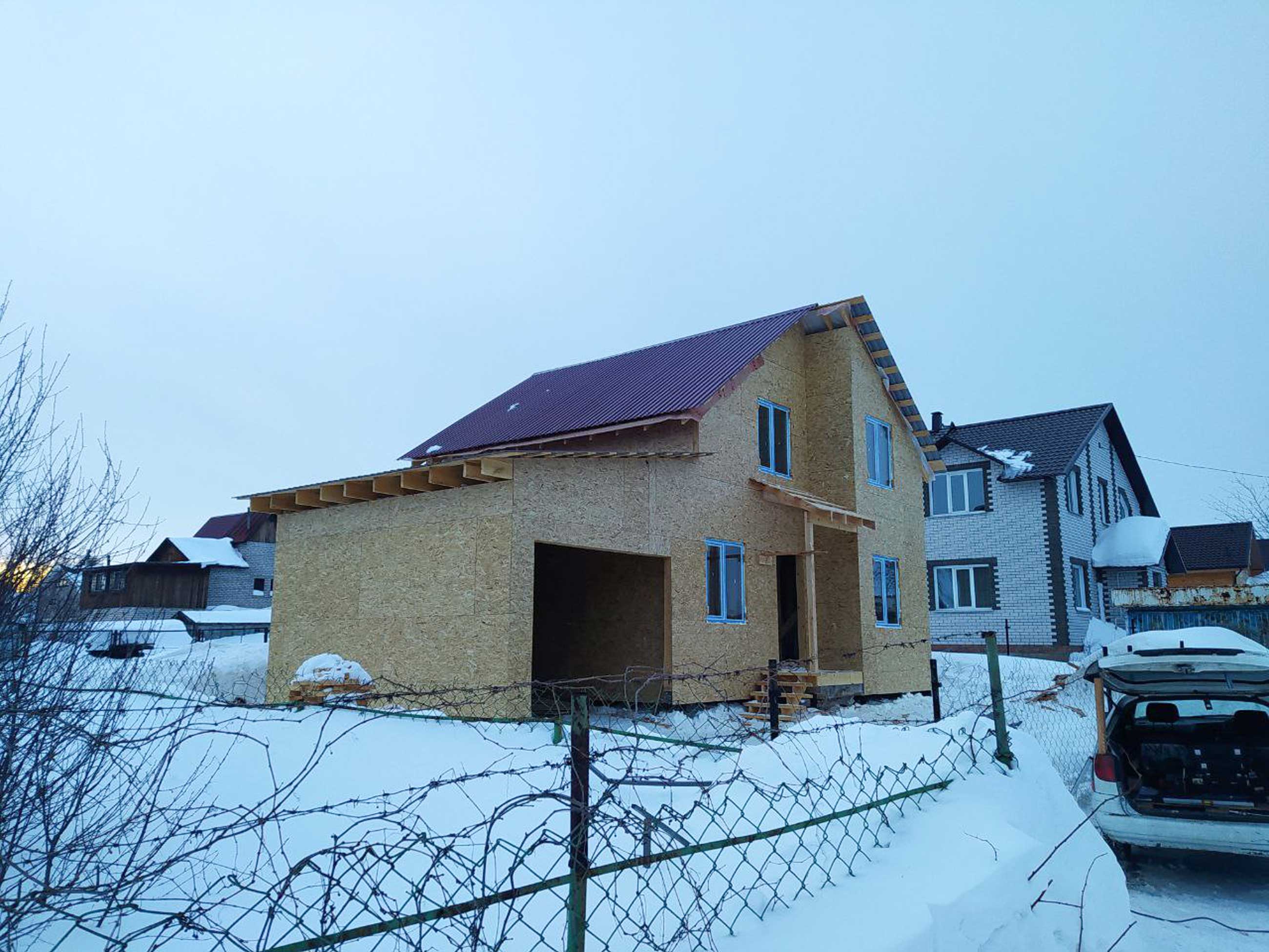 Ход строительства Каркасный дом в ипотеку в п.Плодопитомник, г.Барнаул