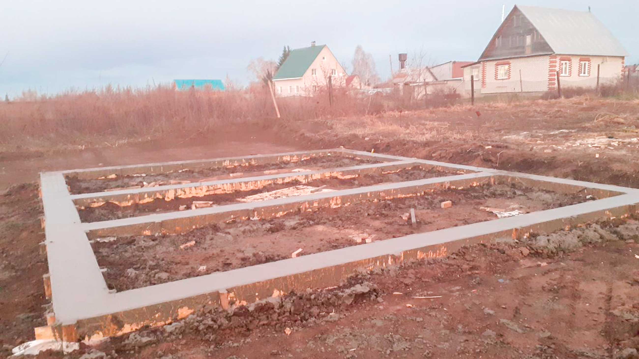 Ход строительства Строительство каркасного дома по ФЦП в пос.Бельмесево