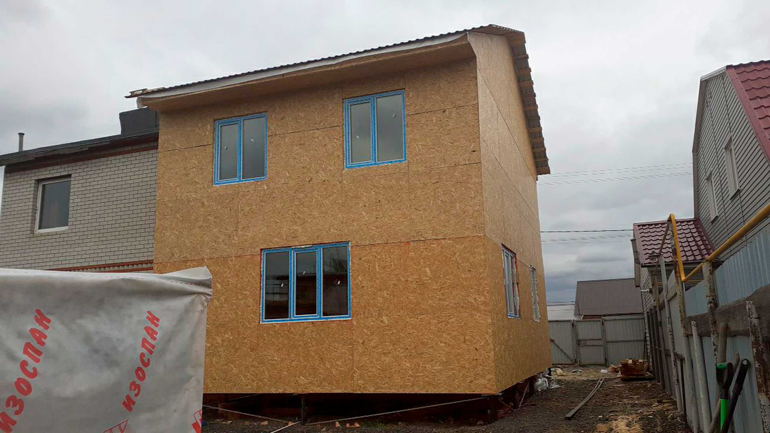 Ход строительства Строительство каркасного дома в г.Барнауле