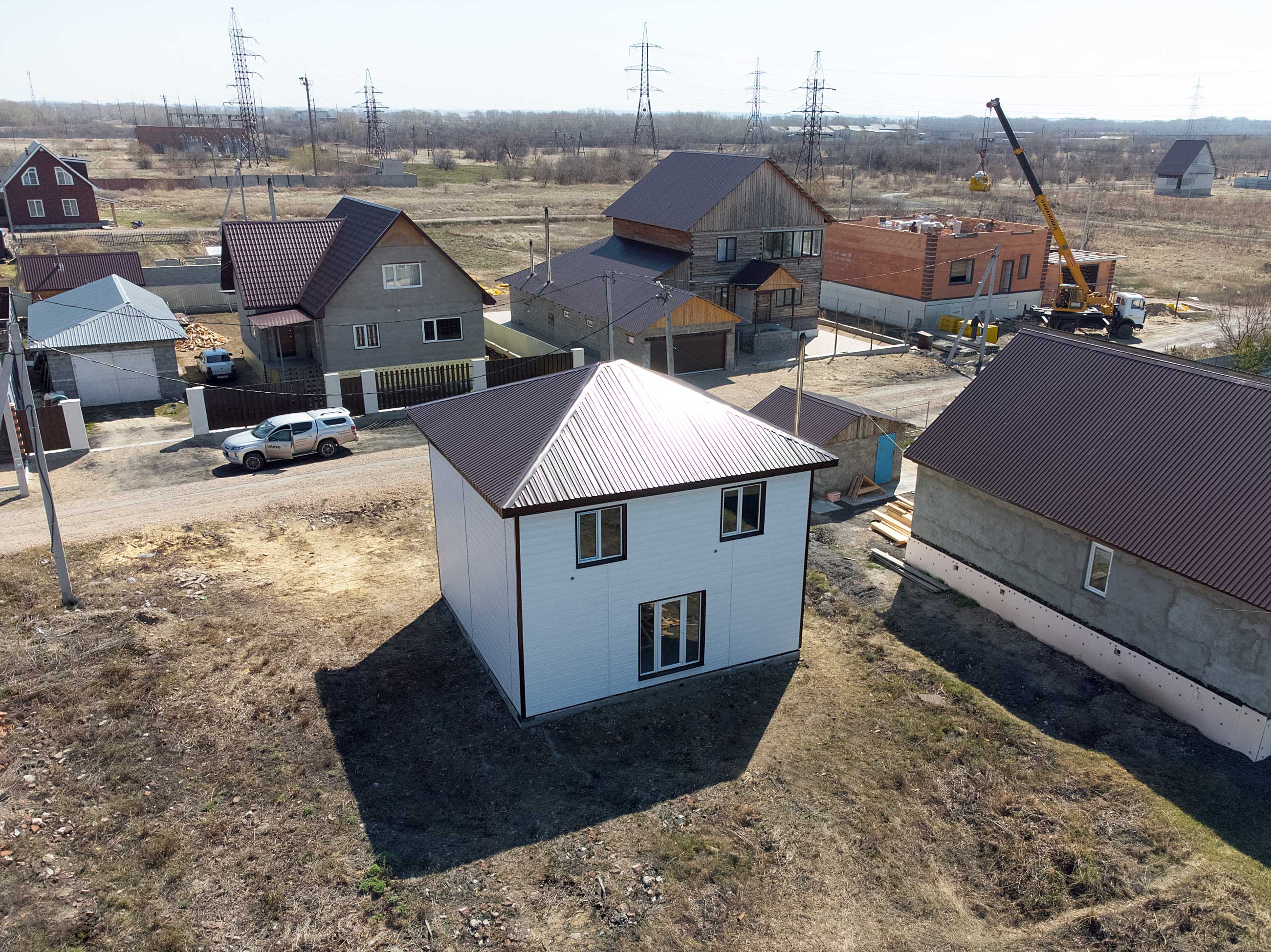 Ход строительства Строительство каркасного дома в г.Рубцовске