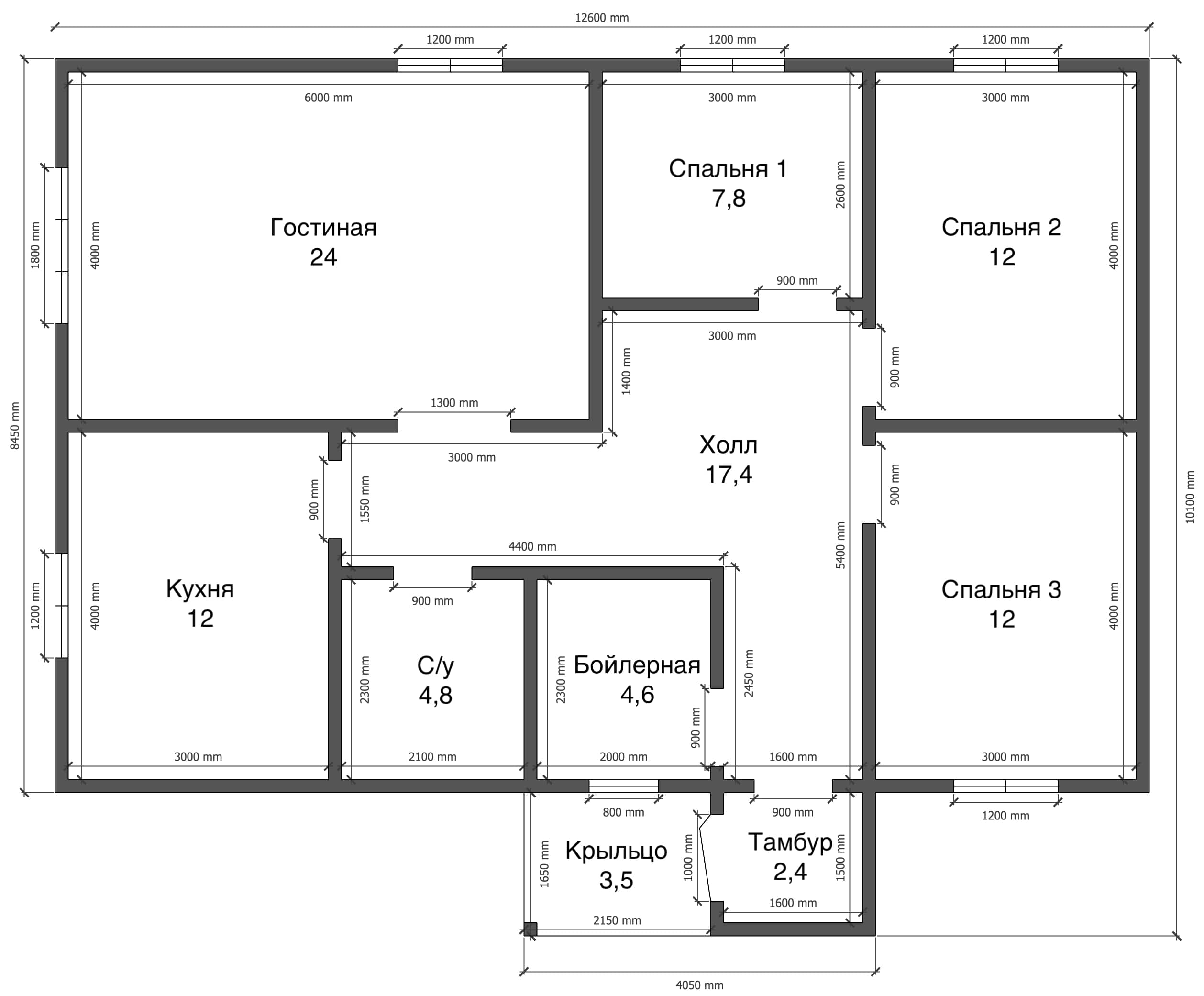 План дома Дом в ипотеку в с.Санниково