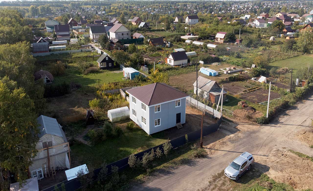 Строительство каркасного дома в п.Плодопитомник, г.Барнаул