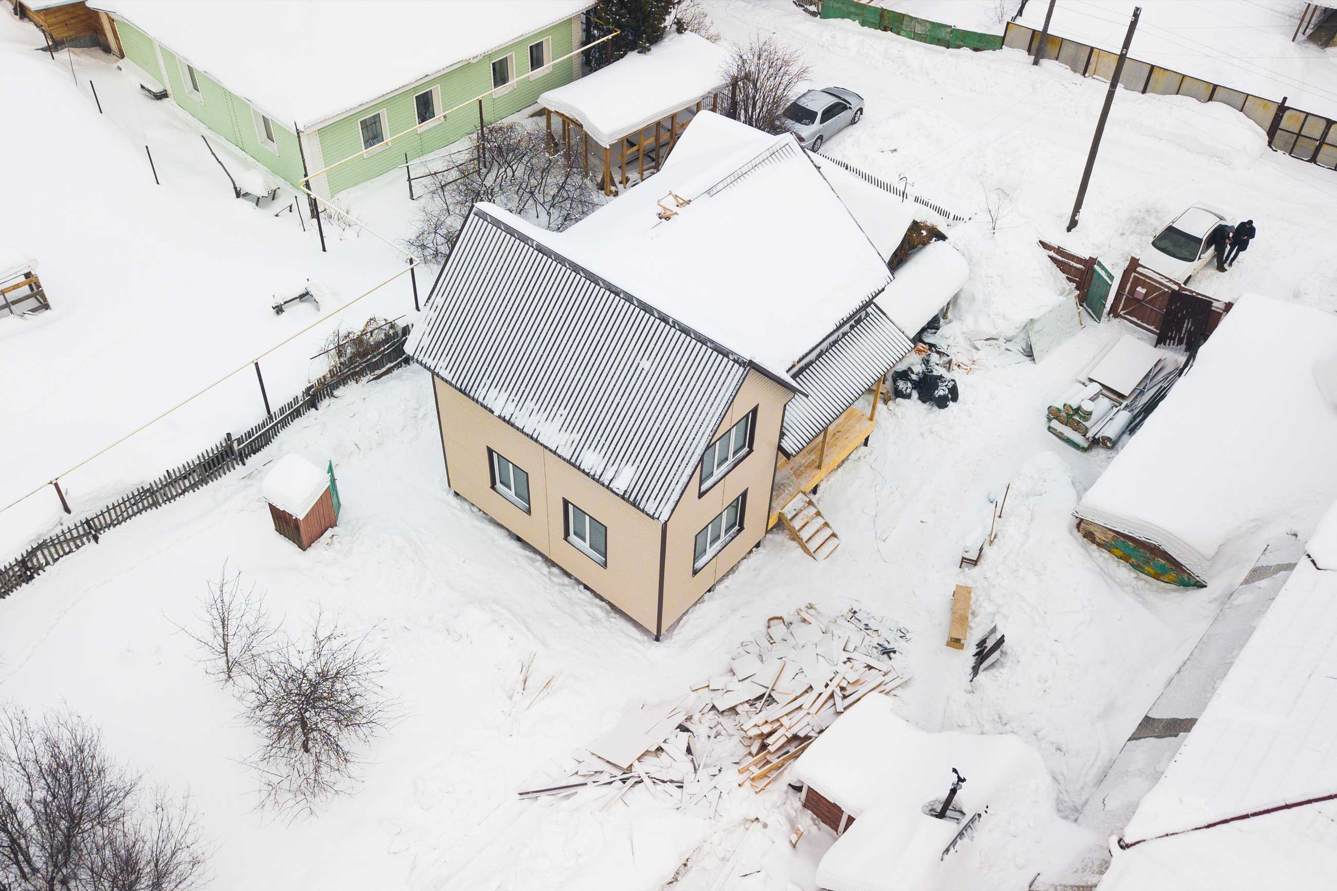 Ход строительства Каркасный дом в г.Барнауле