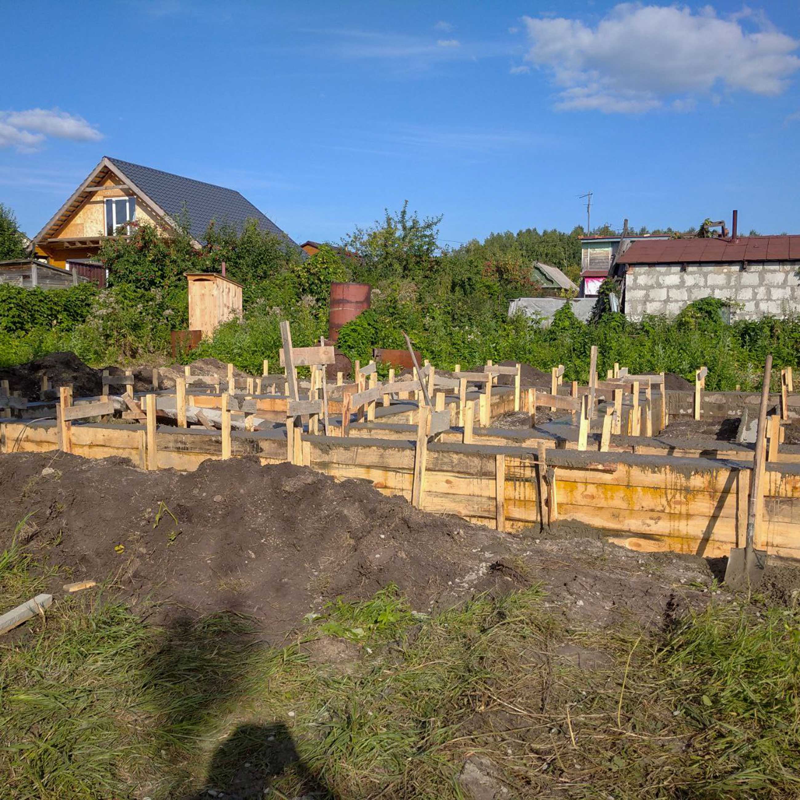 Ход строительства Строительство каркасного дома в СНТ Сибирский Садовод, г.Барнаул