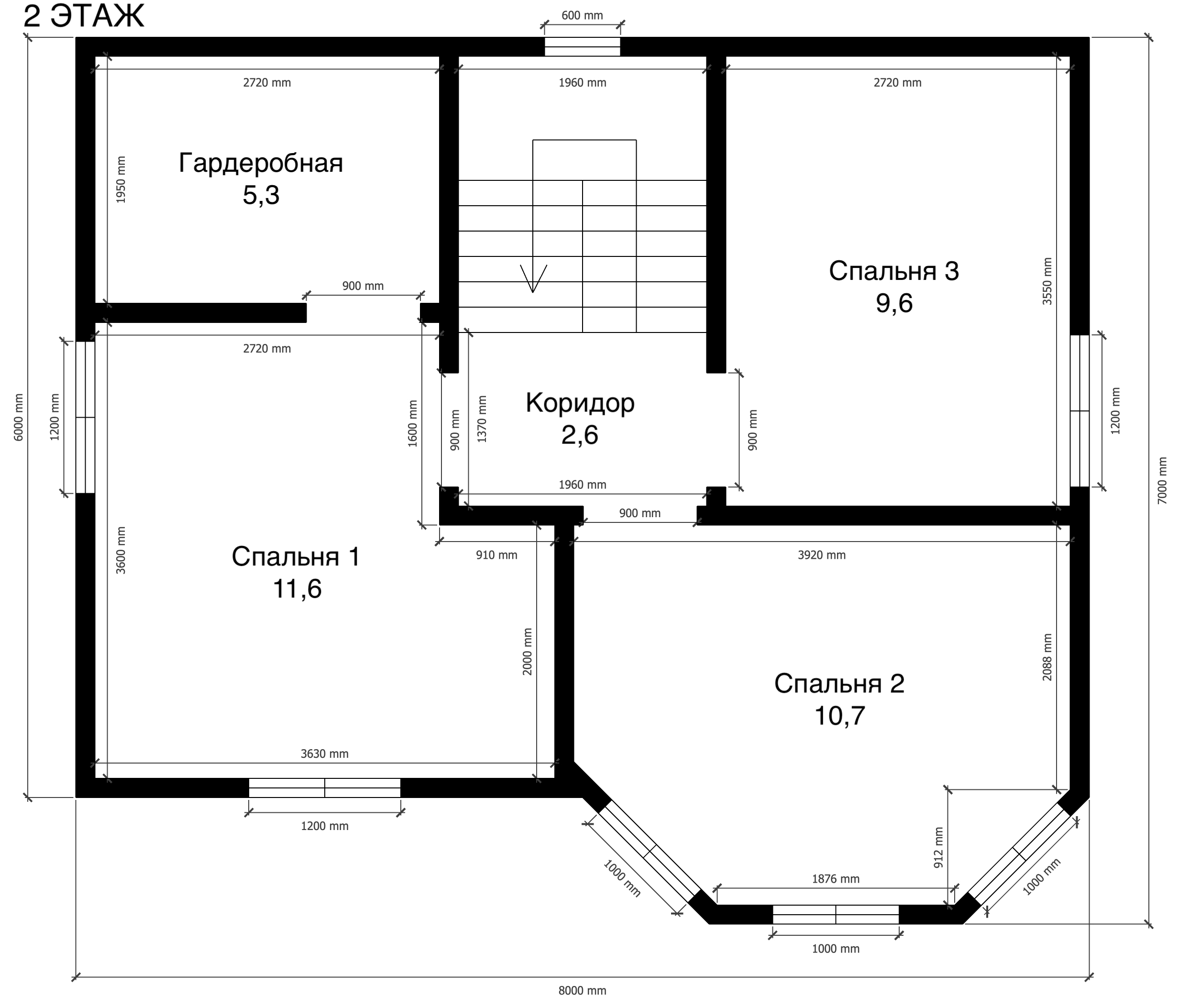 План дома Строительство каркасного дома в г.Рубцовске в ипотеку