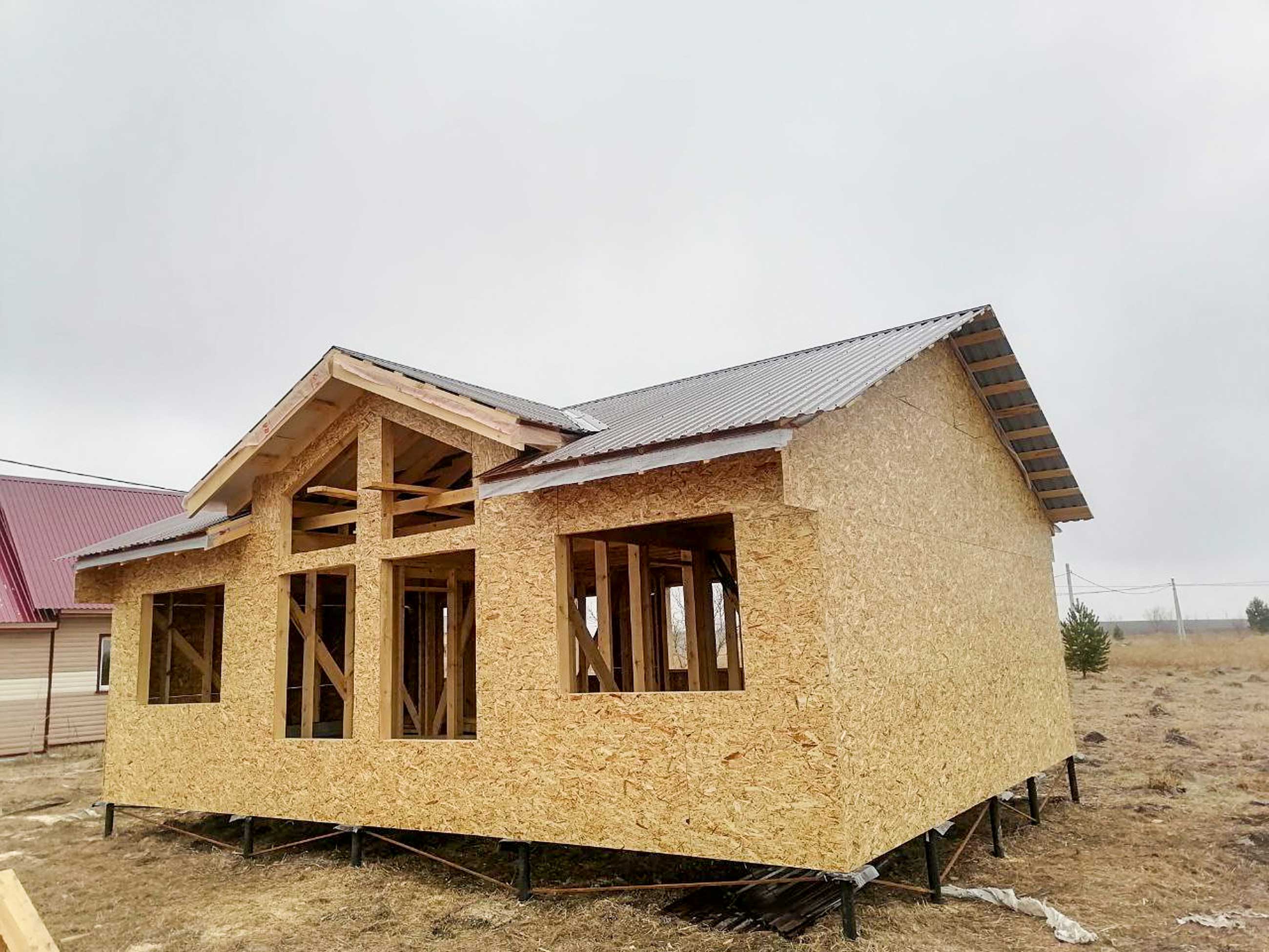 Ход строительства Строительство каркасного дома в ипотеку, г.Белокуриха