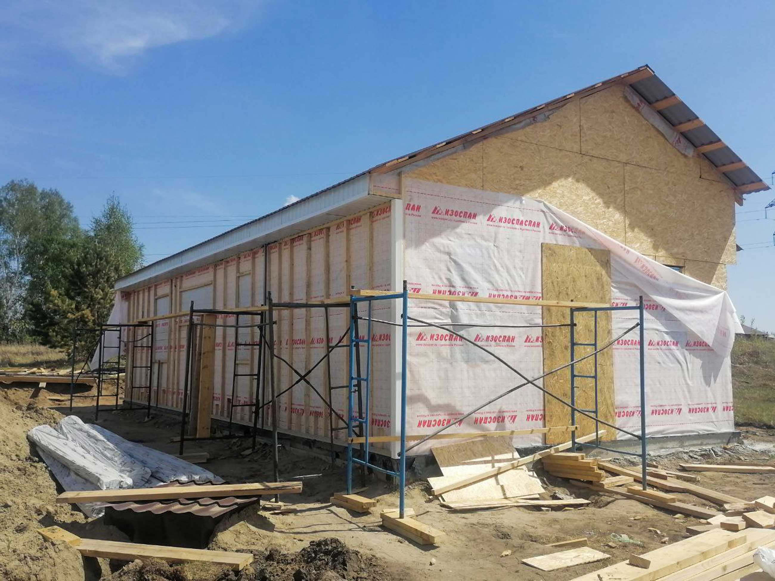 Ход строительства Строительство дома в ипотеку в с.Санниково