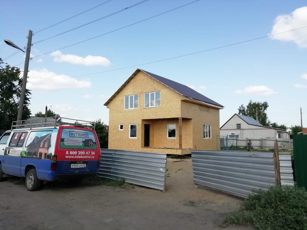 Ход строительства Каркасный дом в ипотеку в г.Славгороде