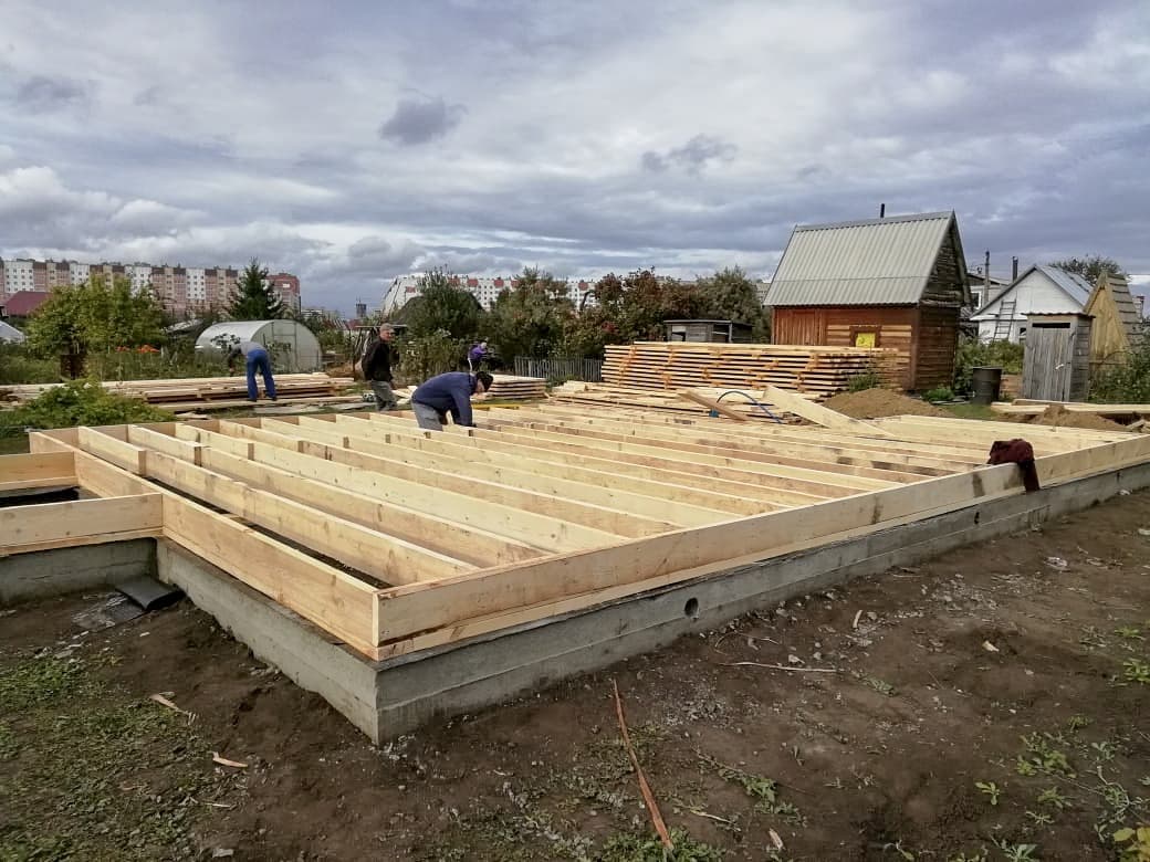 Ход строительства Каркасный дом в ипотеку в г.Барнауле, СНТ Ракета