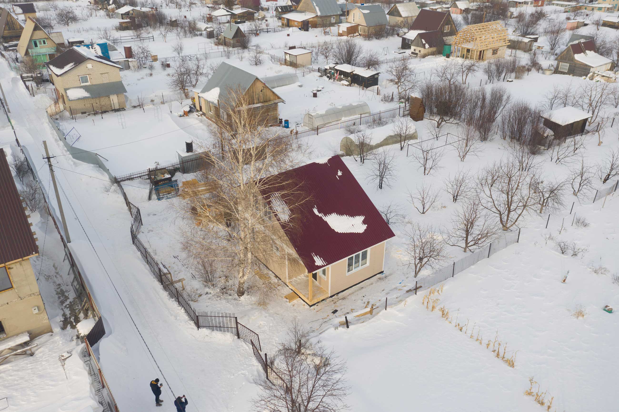 Ход строительства Каркасный дом в СНТ Простор г.Барнаул