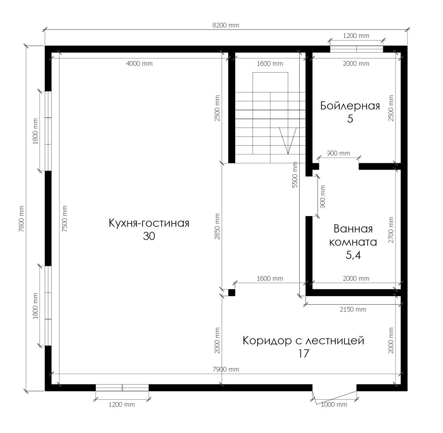 План дома Строительство каркасного дома в п.Плодопитомник, г.Барнаул