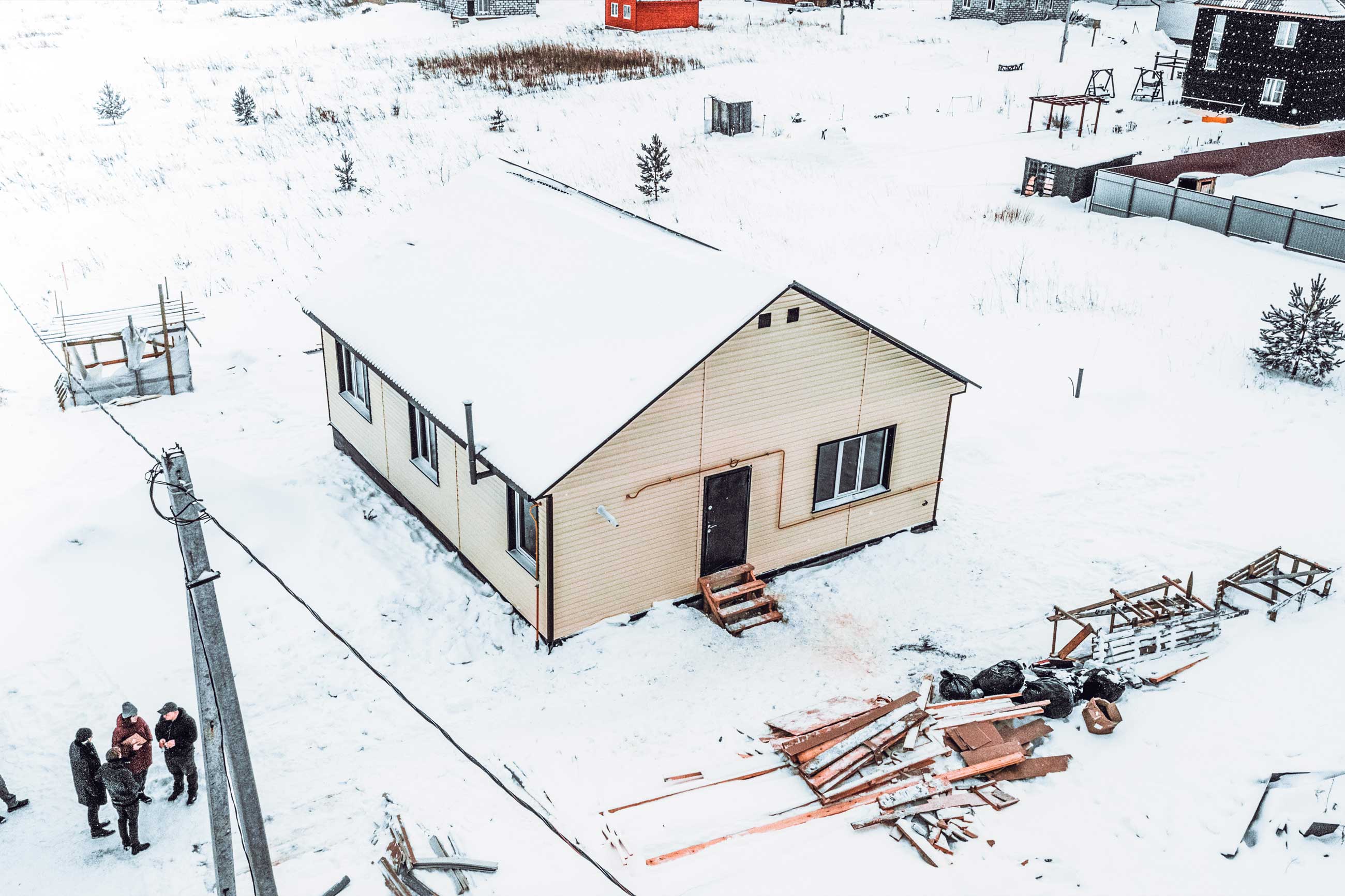 Ход строительства Каркасный дом в ТСЖ Северный городок, г.Барнаул