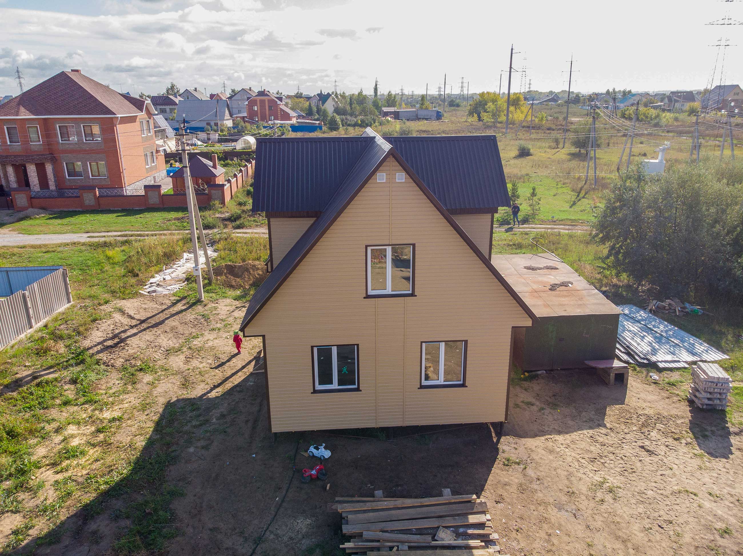 Ход строительства Строительство каркасного дома в г.Рубцовск