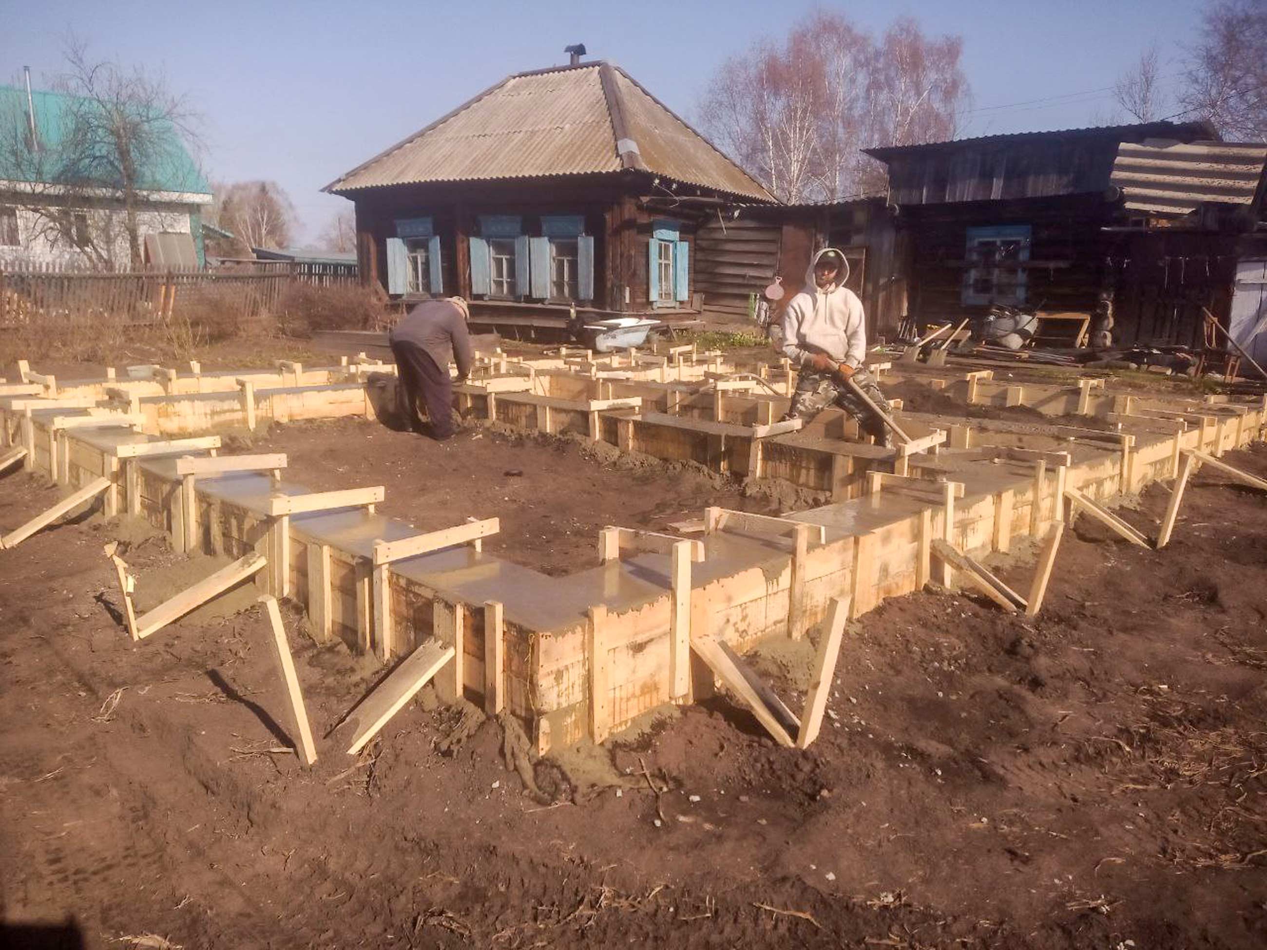 Ход строительства Строительство каркасного дома в ипотеку в с.Красногорское