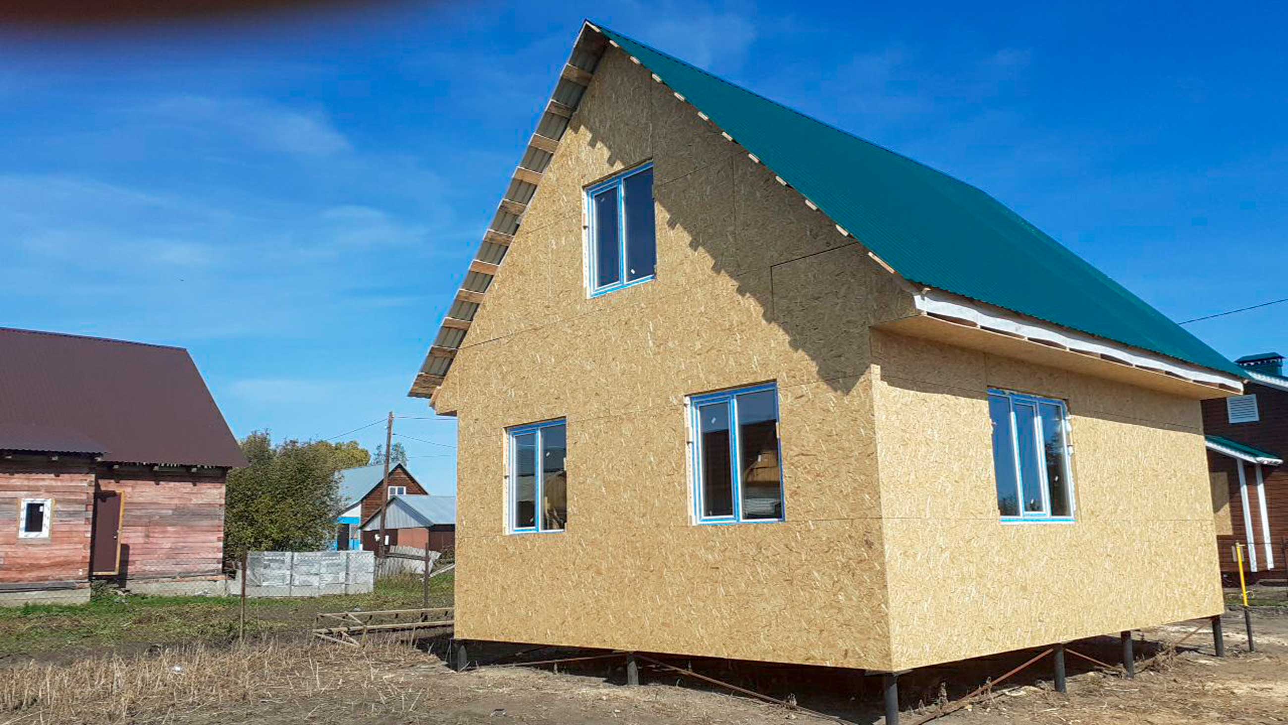 Ход строительства Каркасный дом в ипотеку в СНТ Пригородное, г.Барнаул